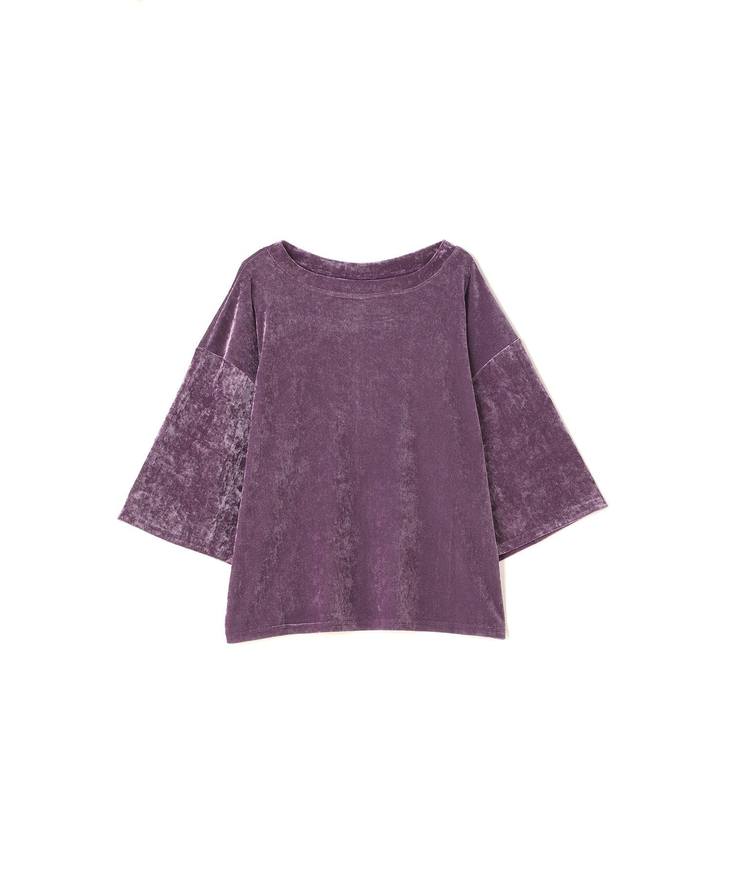 CHIGNON/ベロアメッシュTシャツ
