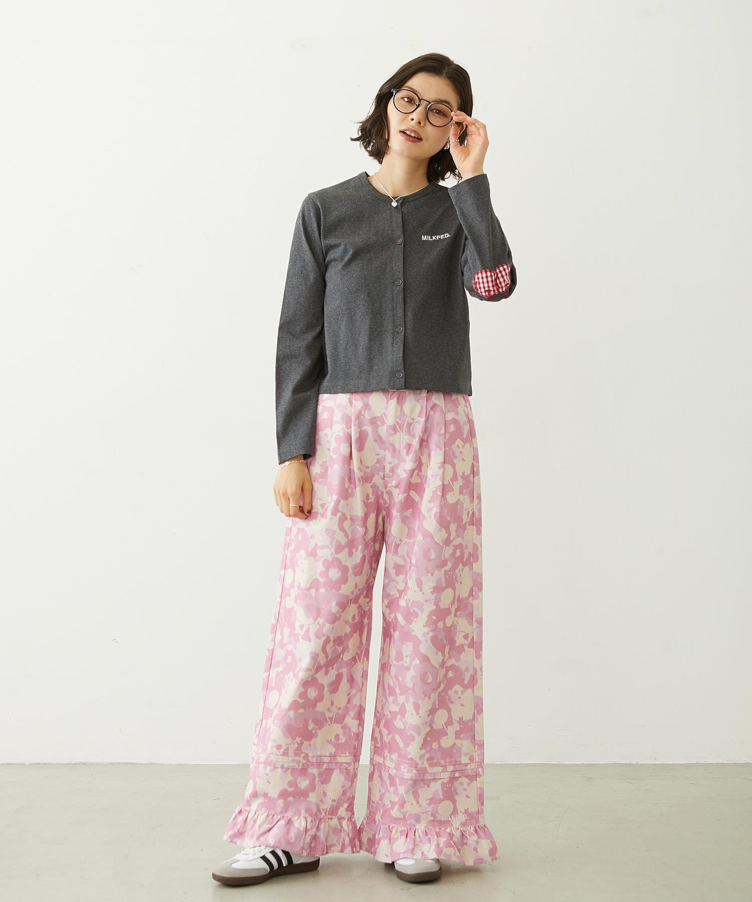 CHERRY ELBOW CARDIGAN