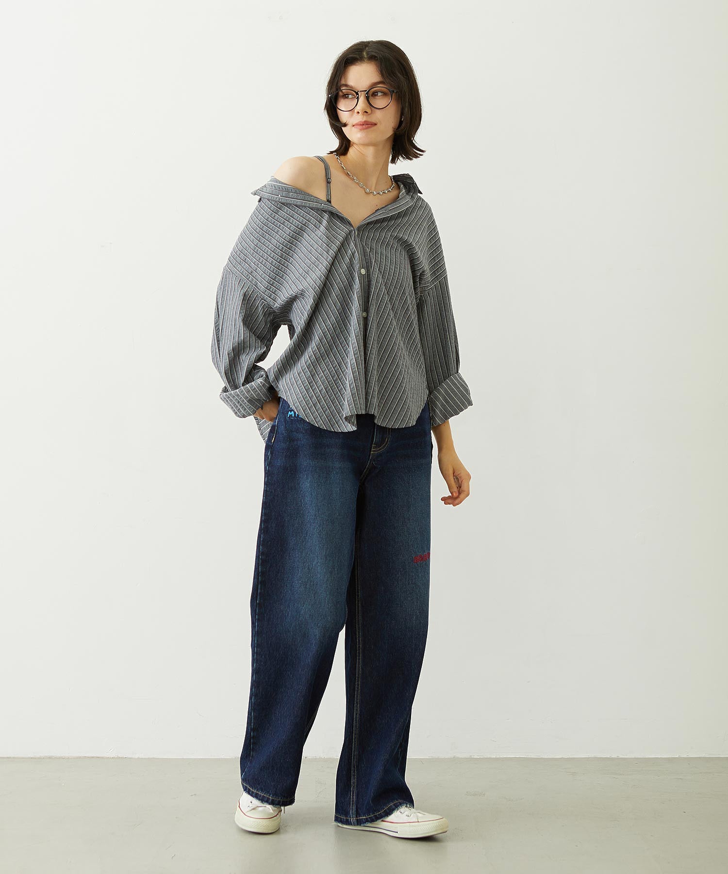 2WAY OVERSIZED SHIRT