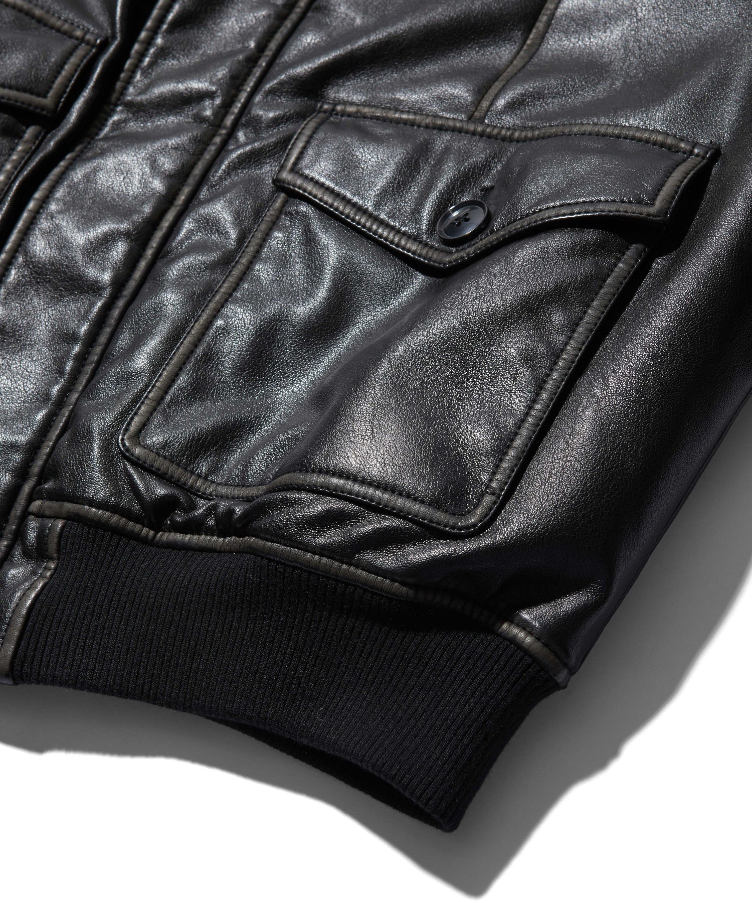 DETACHABLE FAUX FUR COLLAR PATCHED LOGO JACKET