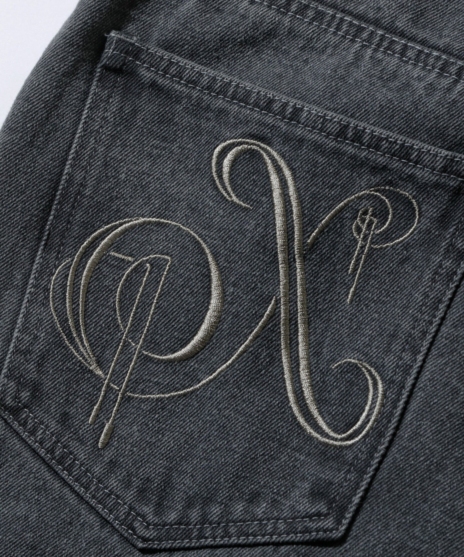 FADED DENIM PANTS