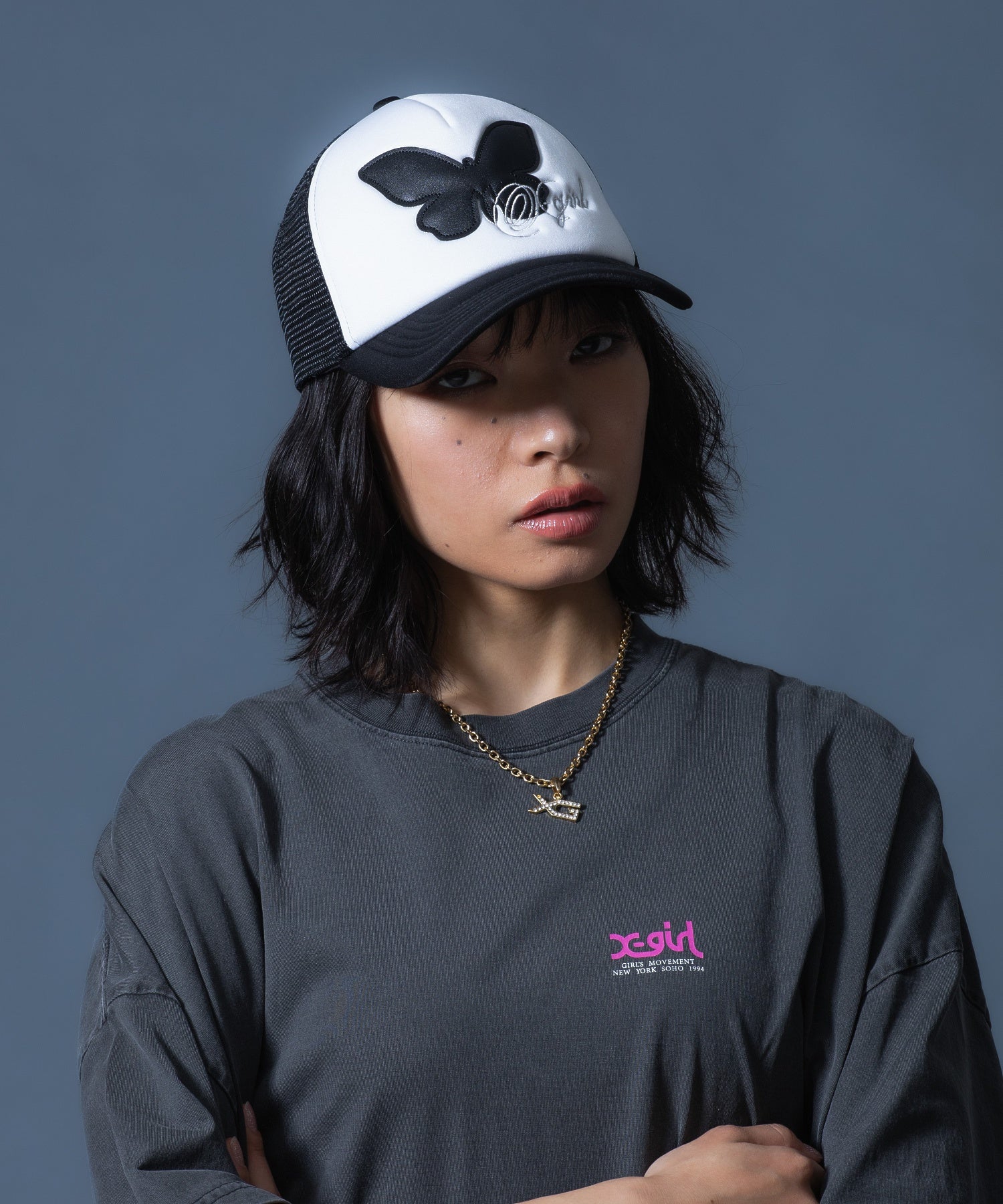 BUTTERFLY PATCH TRUCKER CAP