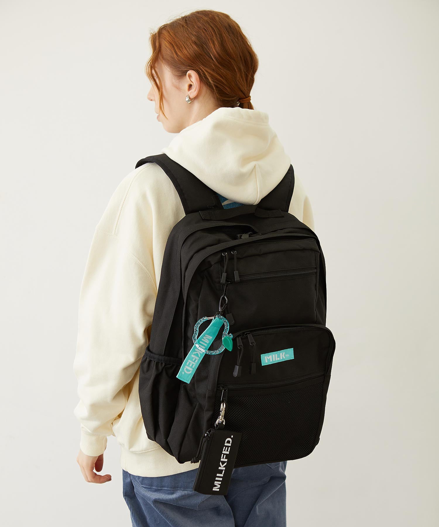 W ZIP BACKPACK LtGREEN