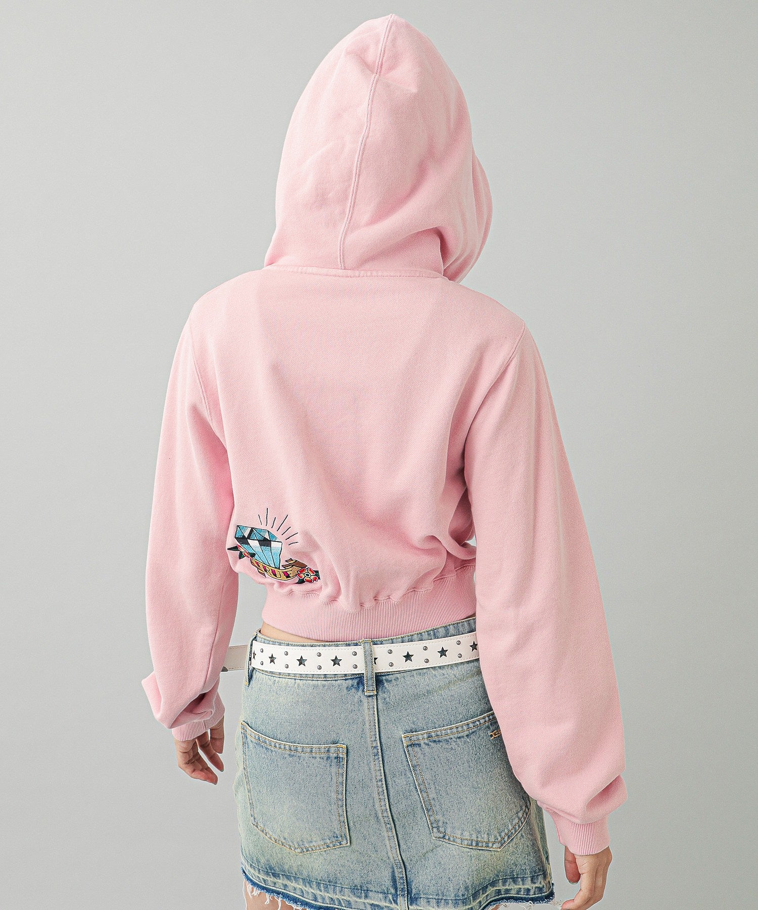 TATTOO COMPACT ZIP UP HOODIE