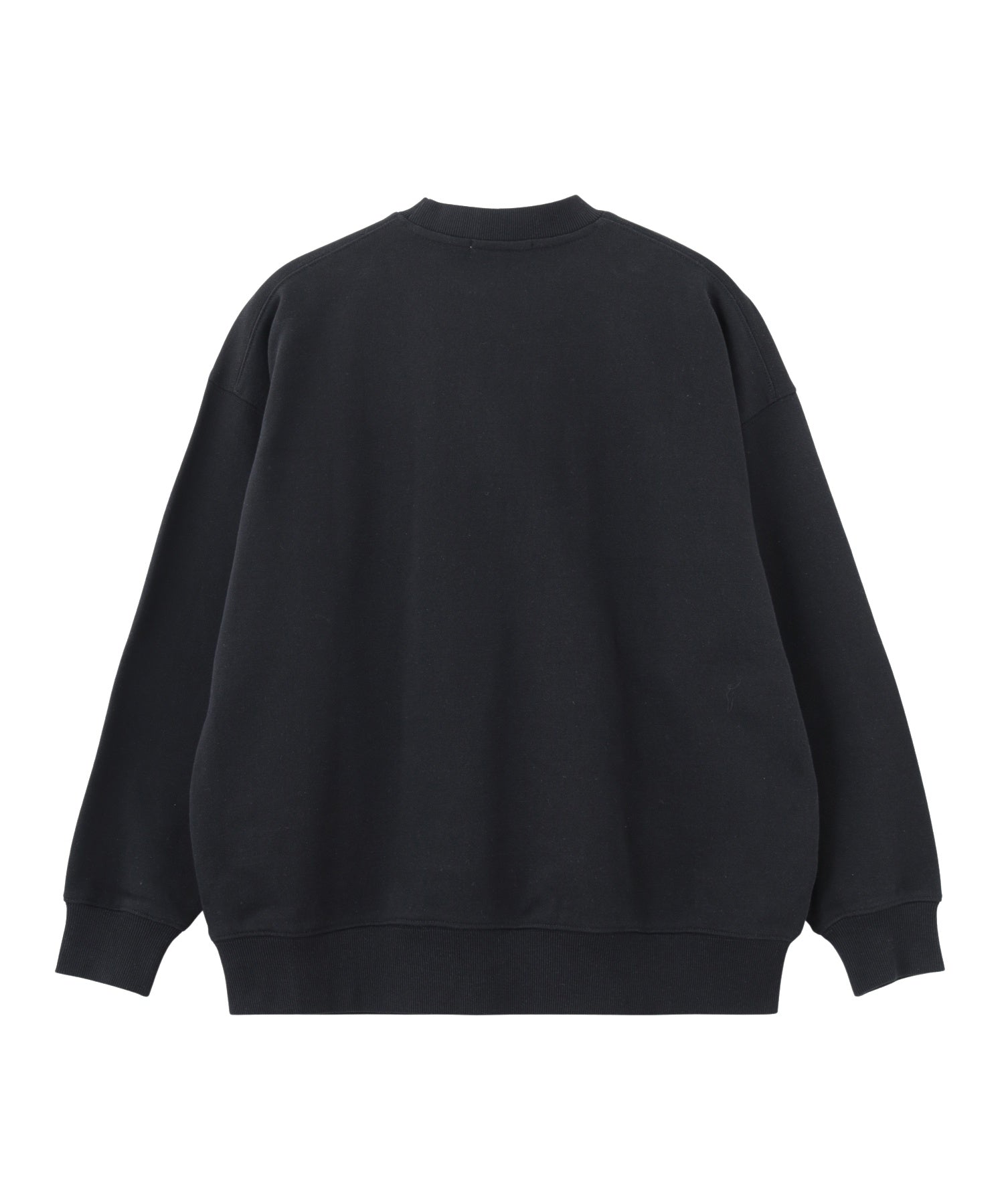 STENCIL LOGO WIDE CREW SWEAT TOP
