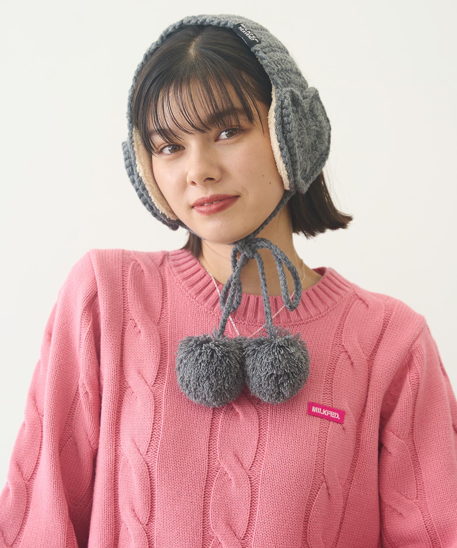 HEART KNIT EARMUFFS