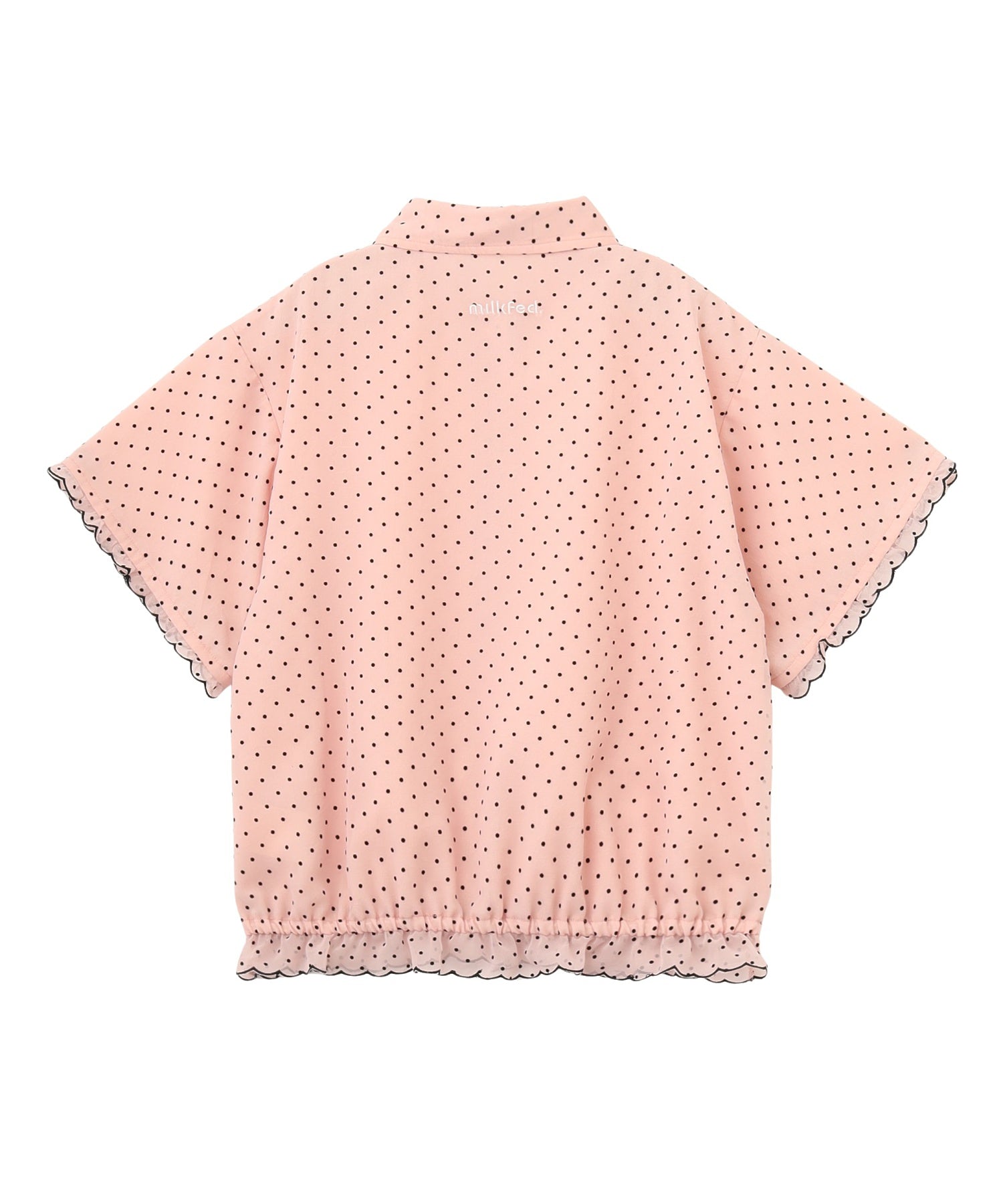 SHEER SCALLOP SHIRT