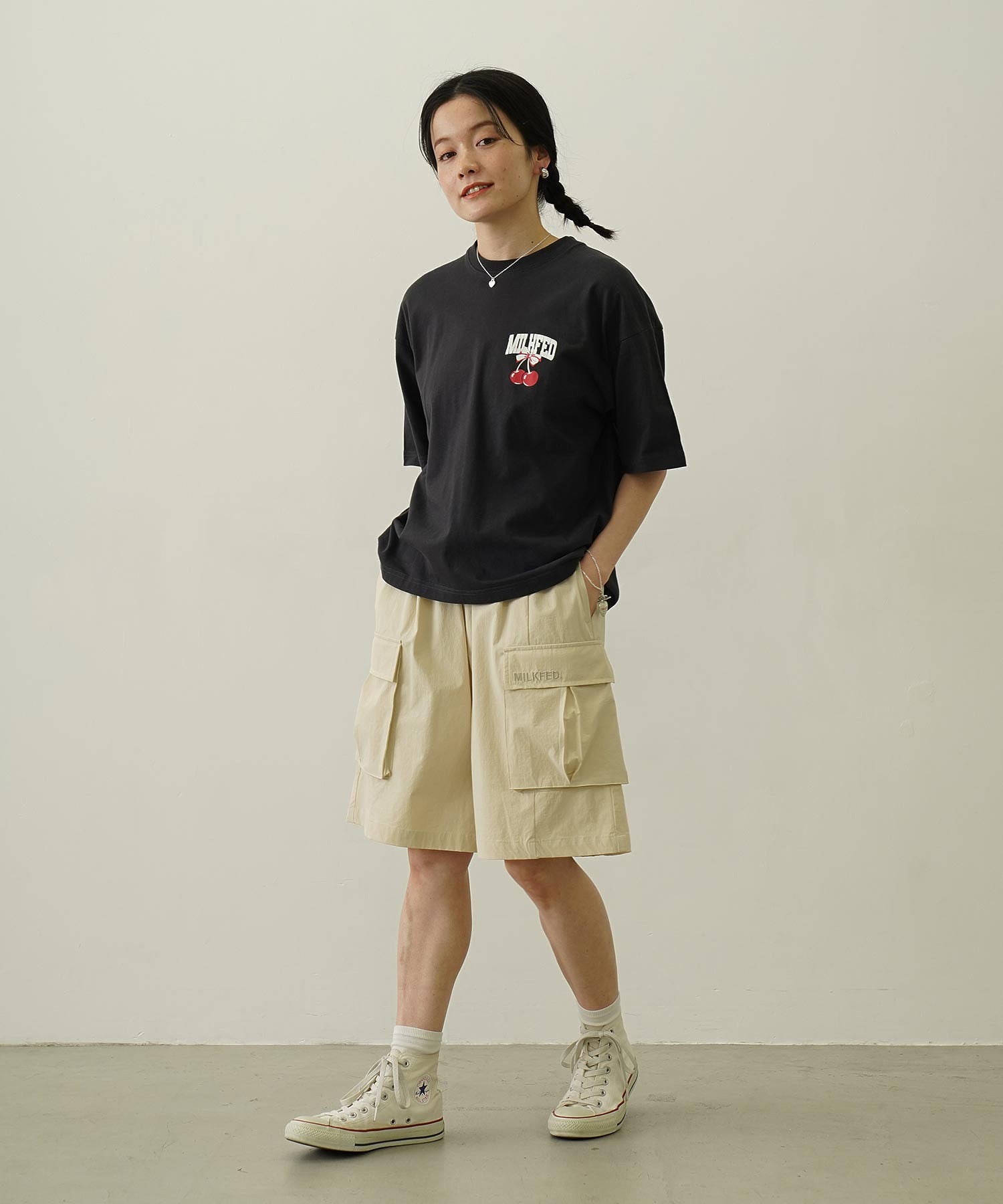 MILKFED. ×OP CARGO SHORTS