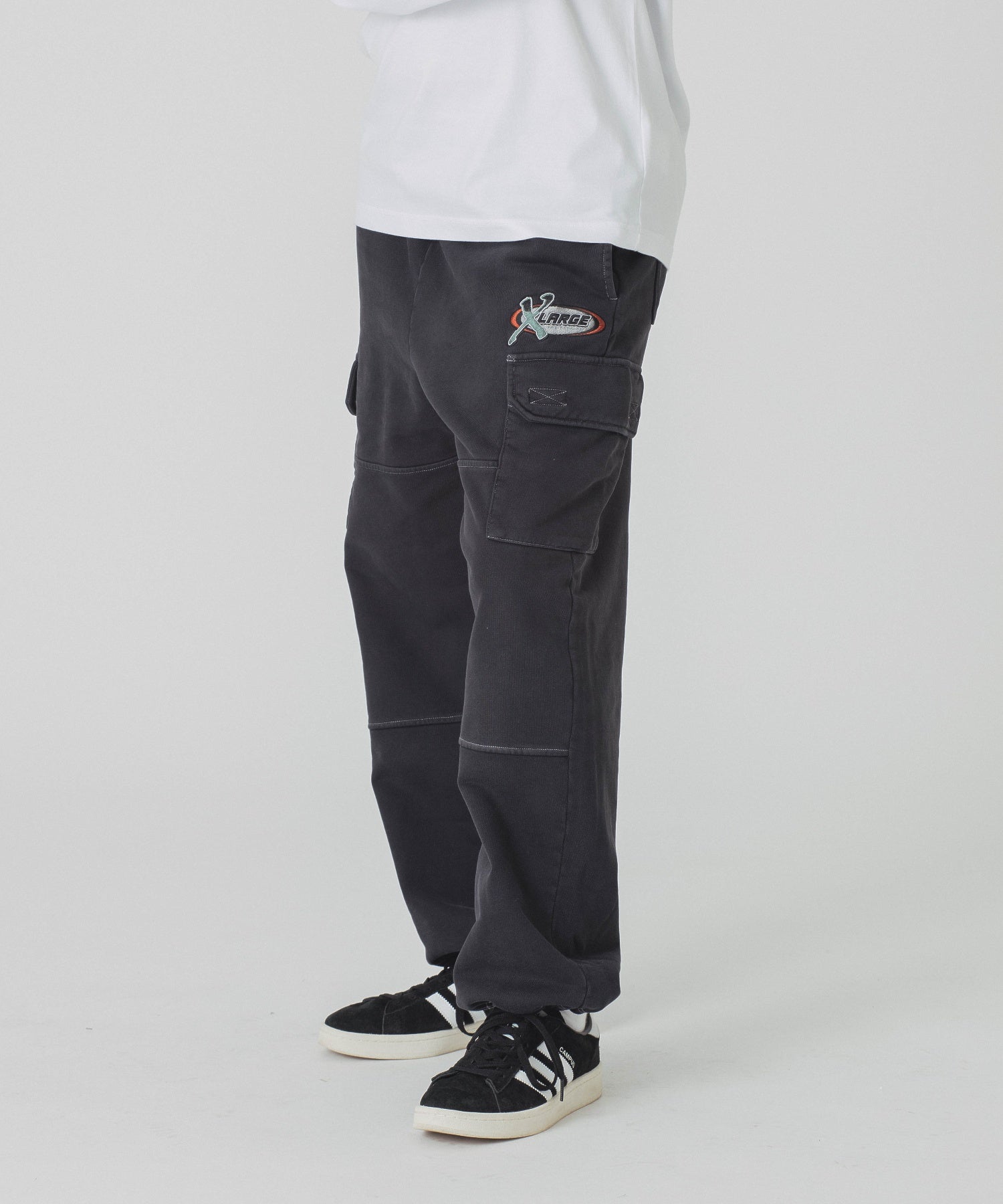 BLEACHED SWEAT CARGO PANTS