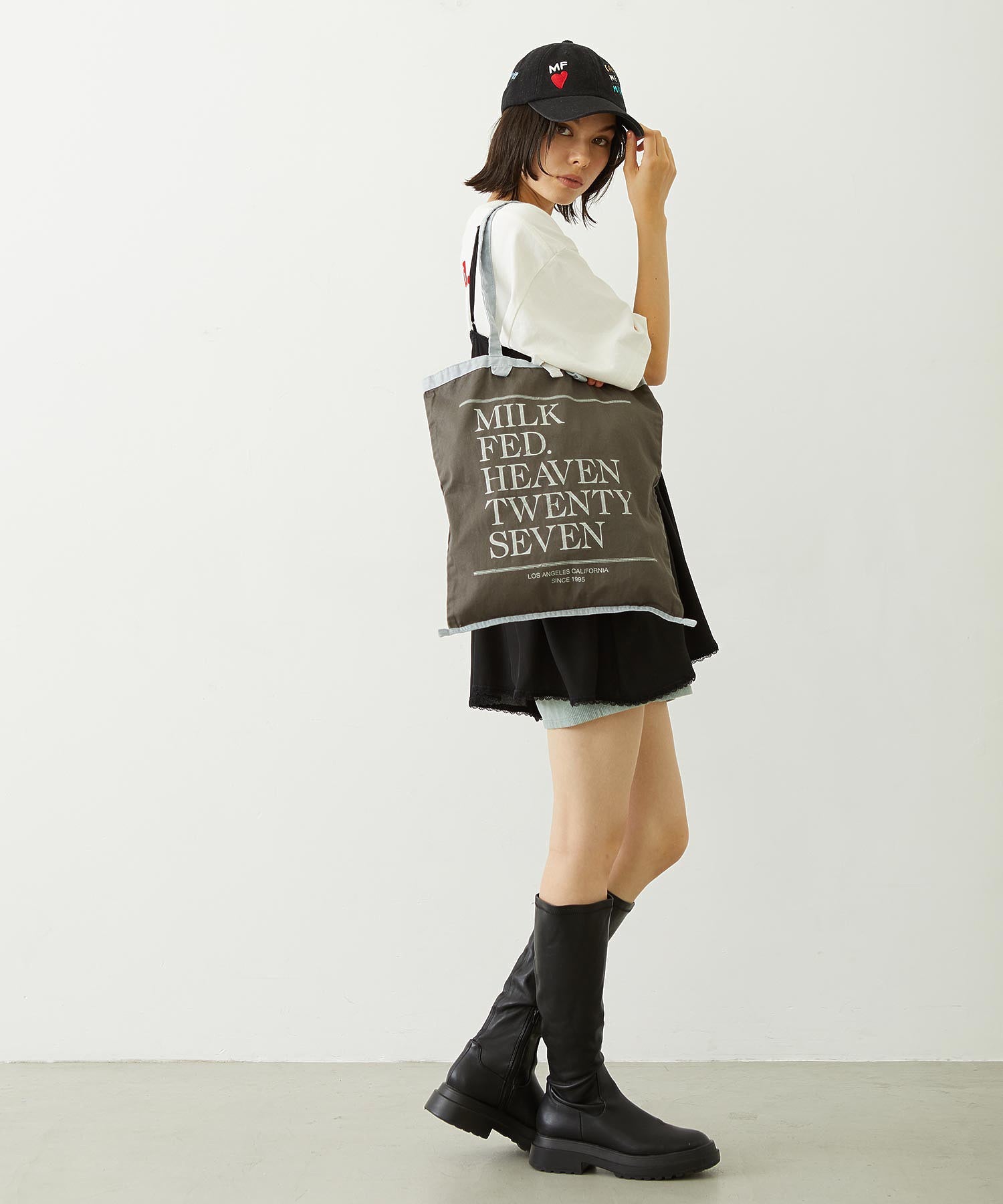 PIPING LOGO TOTE BAG