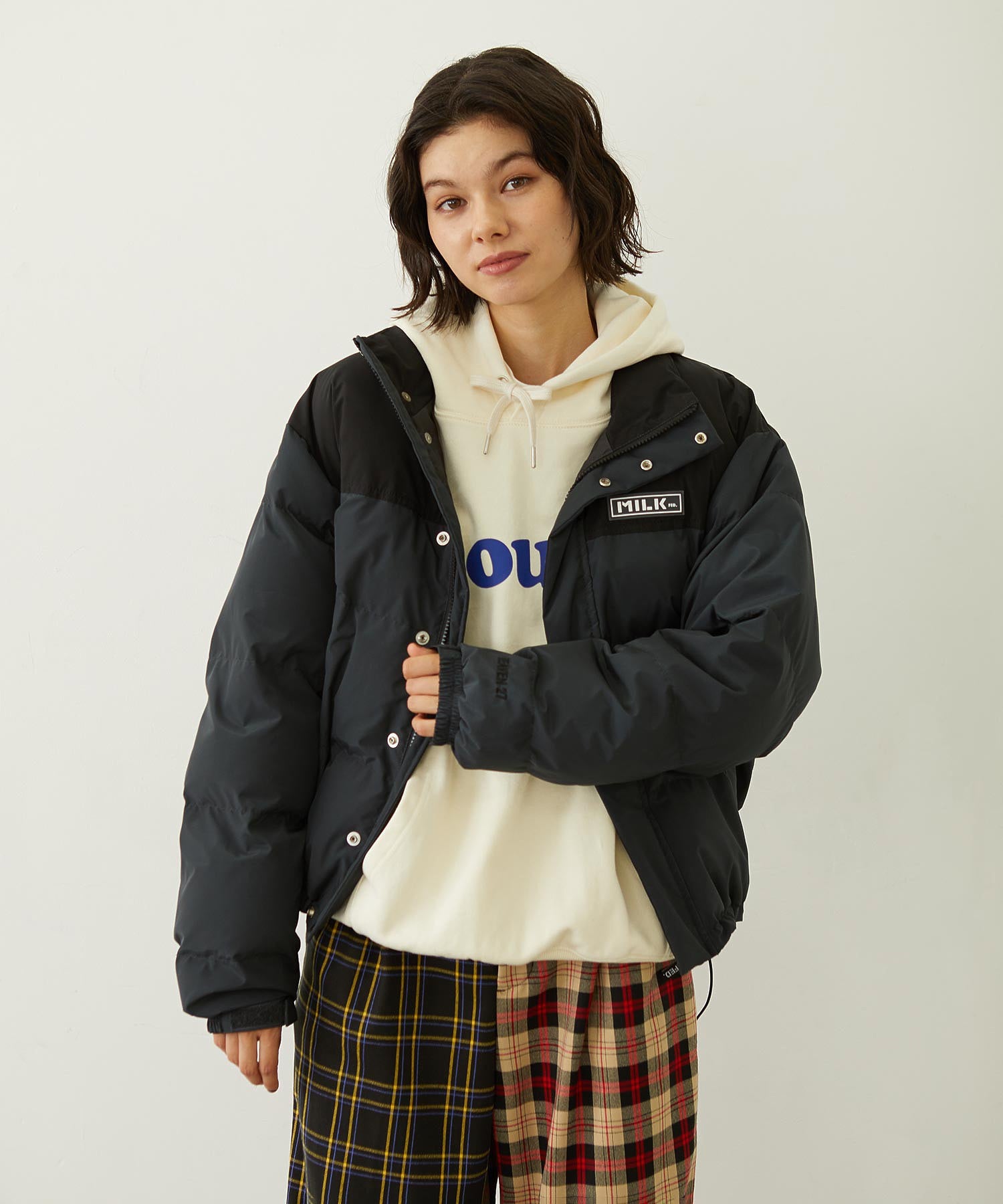 BAR PATCH PUFFER JACKET