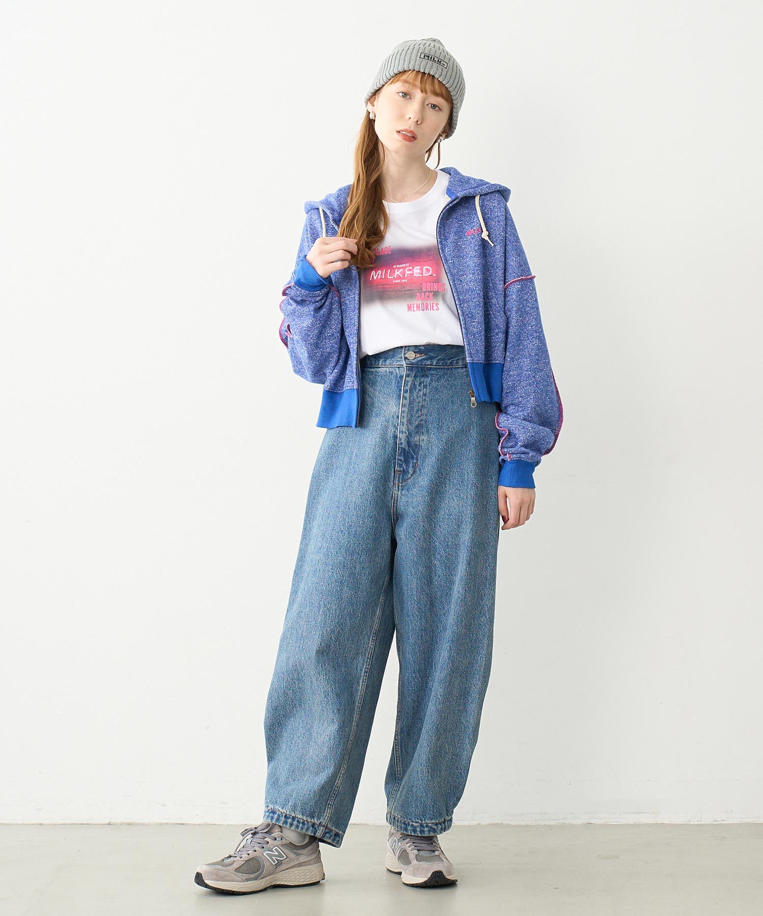 WIDE LEG BAGGY DENIM PANTS