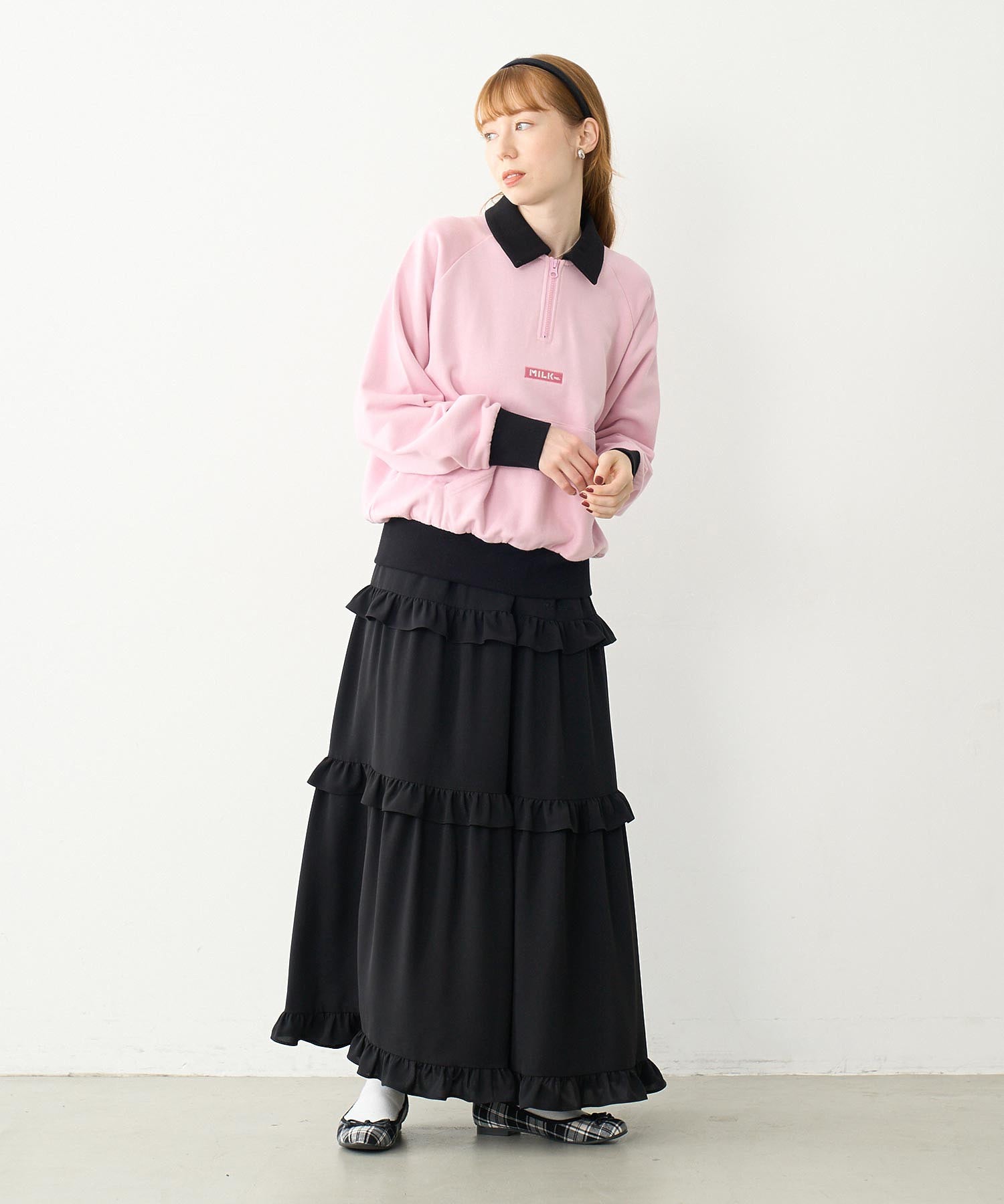 FRILL TIERED SKIRT