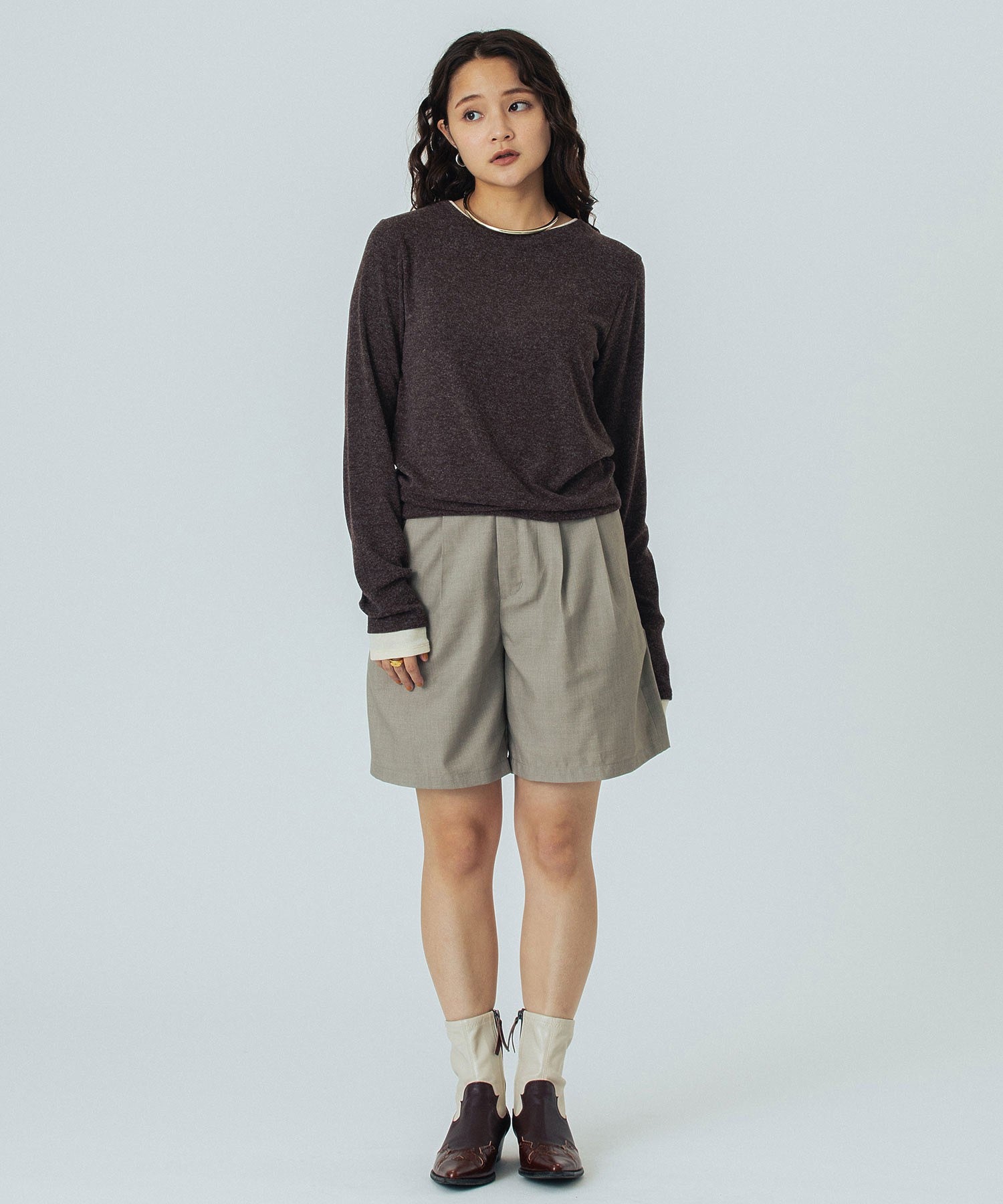 model:160cm 着用サイズ:ONE SIZE