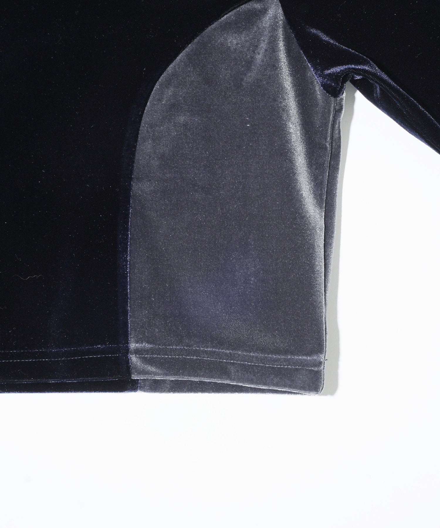 VELOUR HALF ZIP TOP