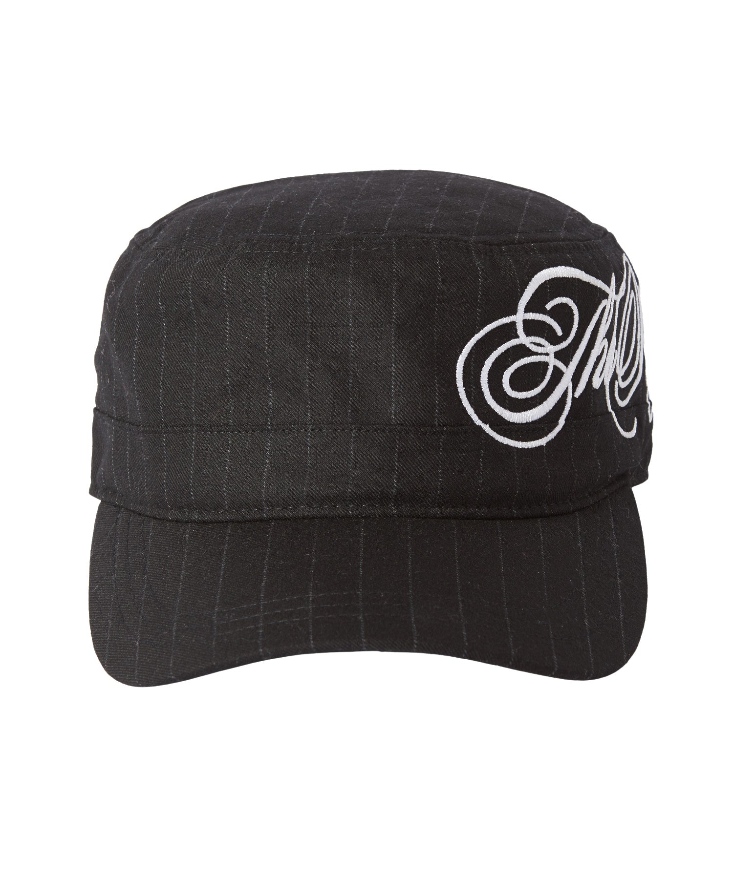 SIDE SCRIPT LOGO STRIPED CASQUETTE