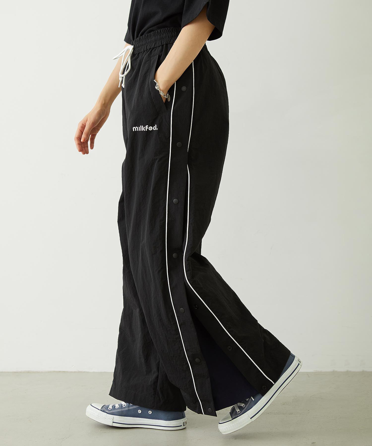 CUTOUT LOGO TRACK PANTS