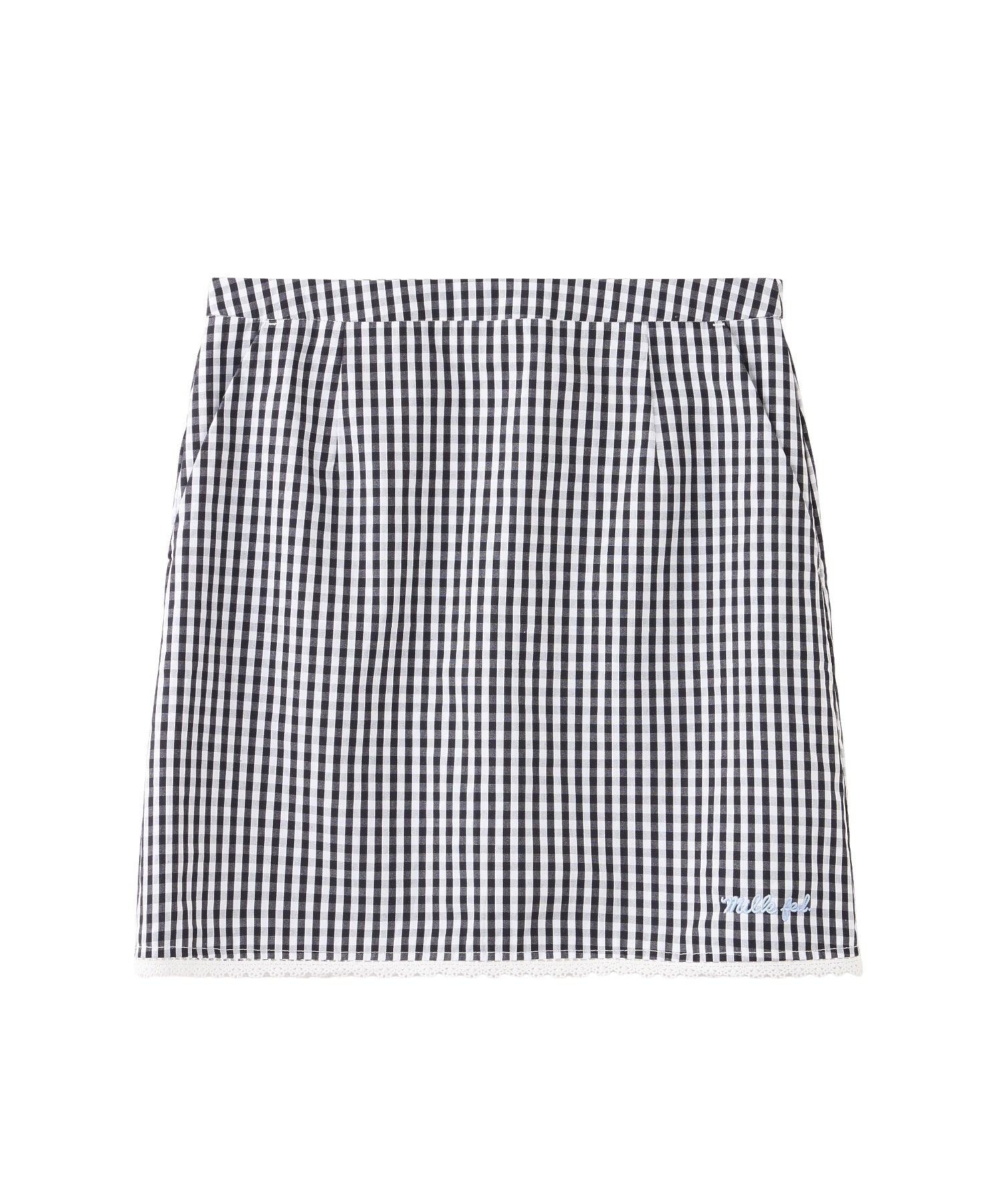 GINGHAM MINI SKIRT