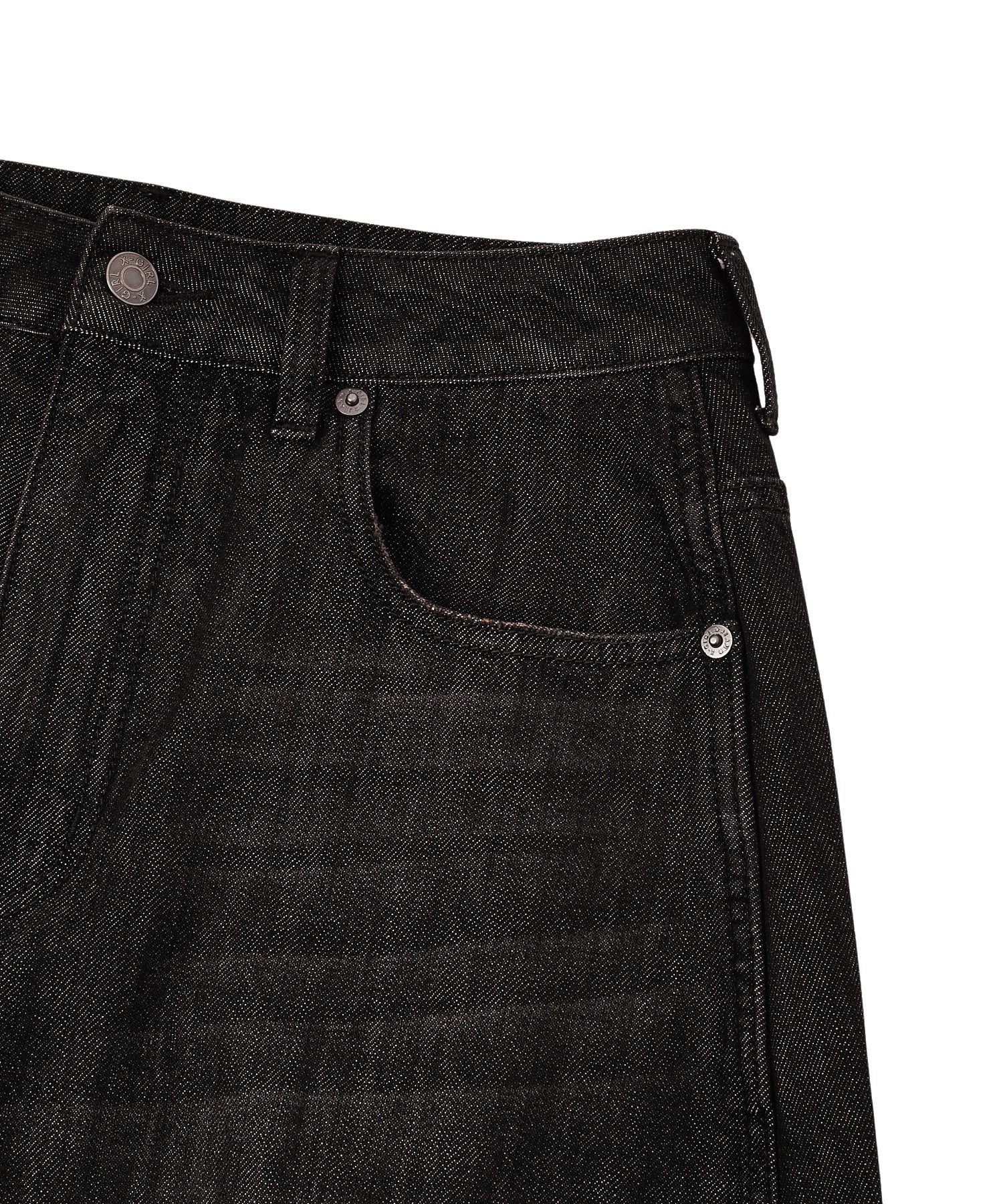 DISTRESSED BAGGY DENIM PANTS