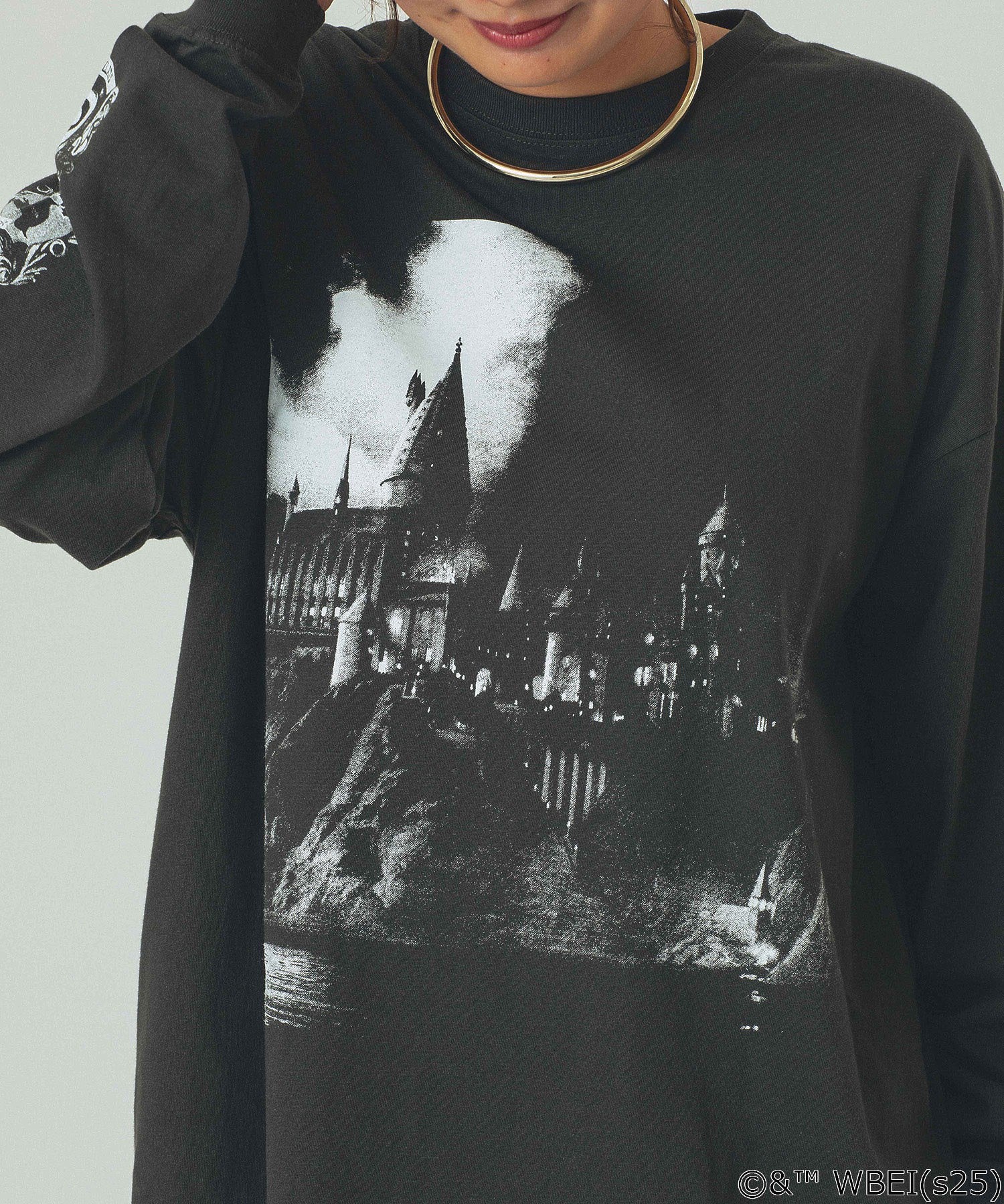 【Sサイズのみ期間限定受注生産】COLSUN/HOGWARTS SCHOOL L/S TEE