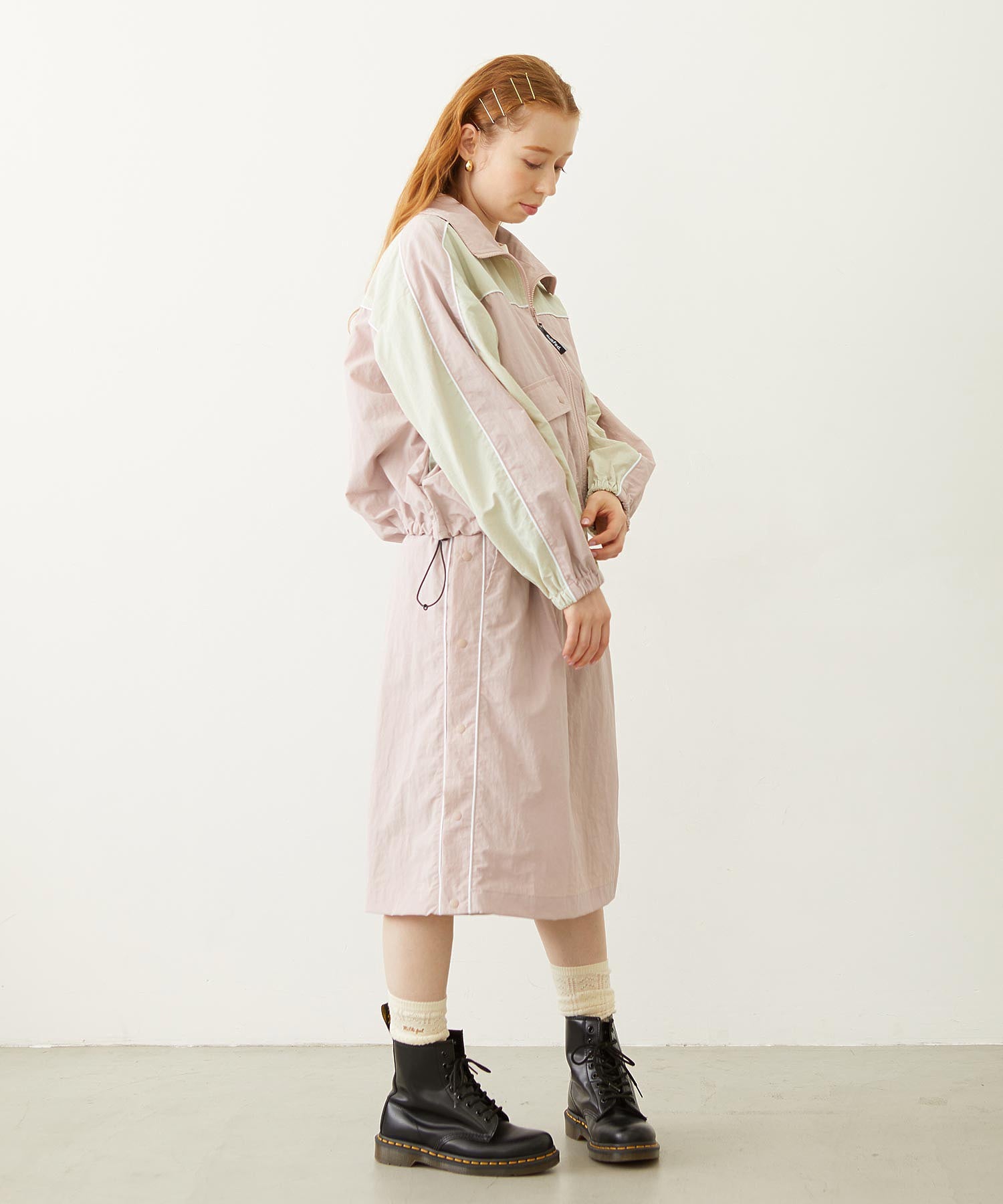 CUTOUT LOGO TRACK JACKET