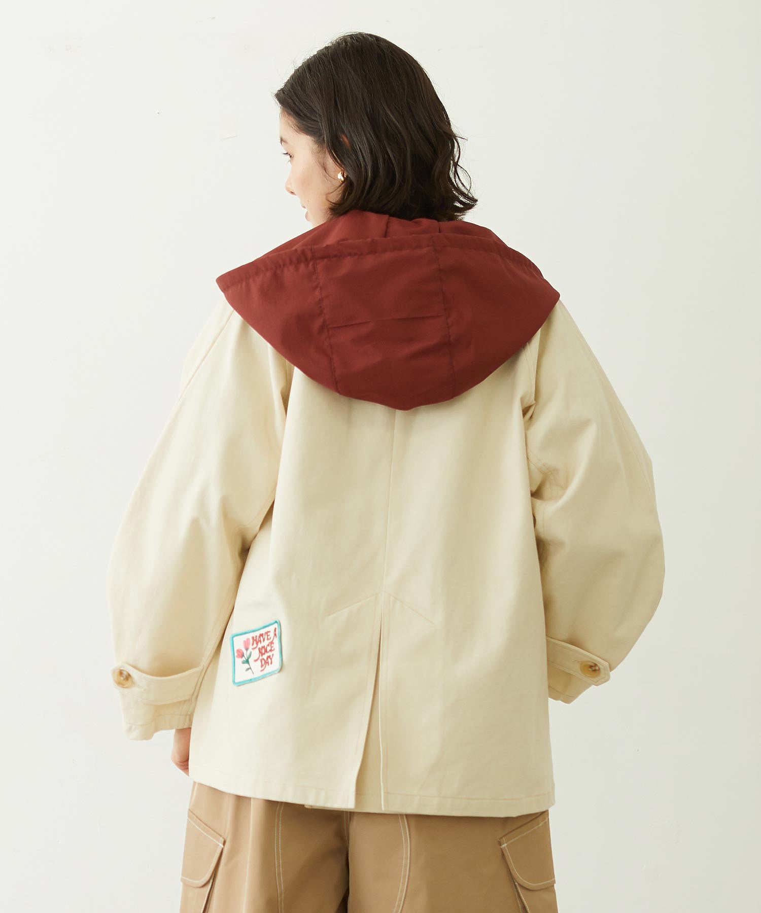 PATCH HOODED JACKET