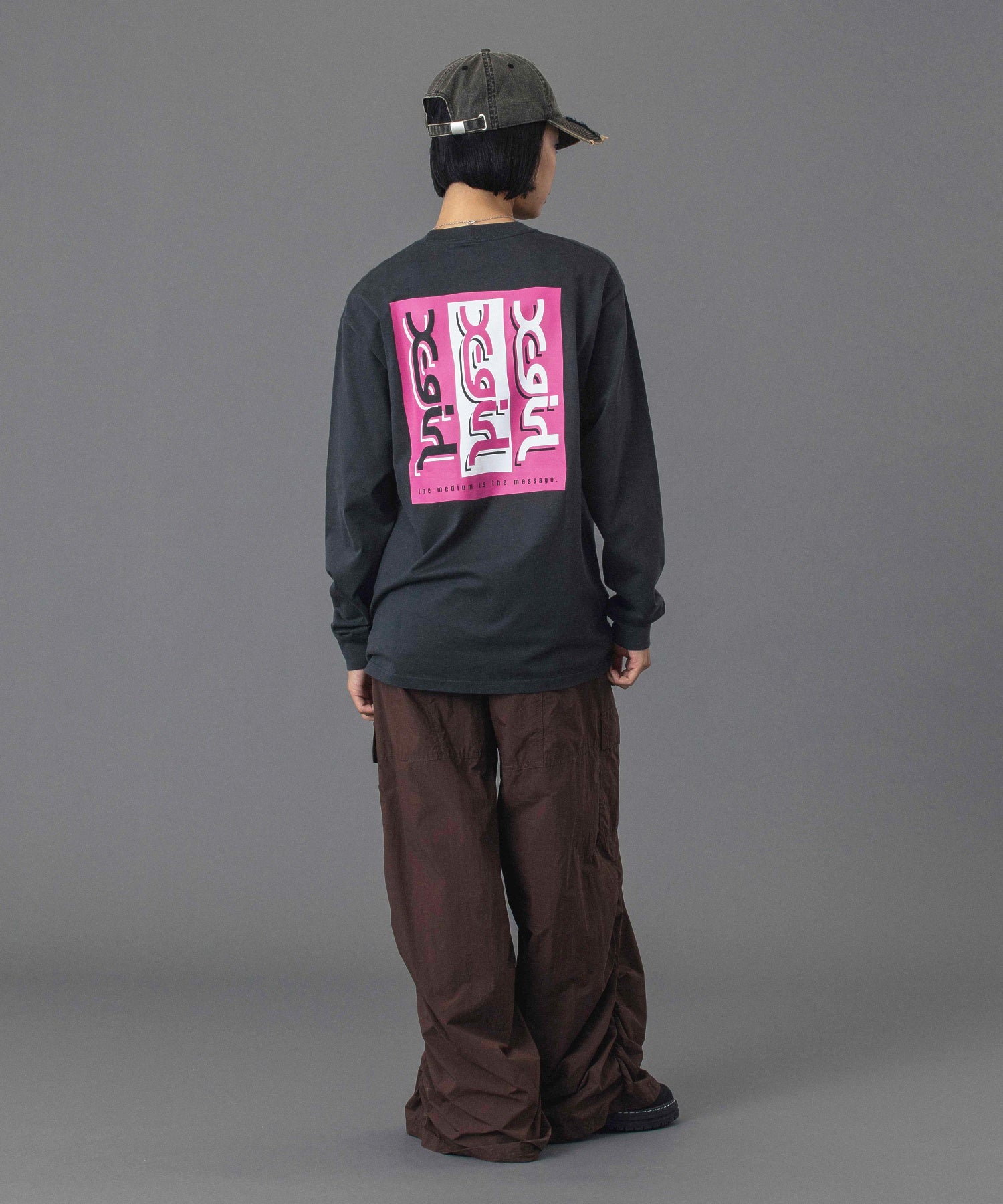 VOLUME HEM LOOSE EASY PANTS