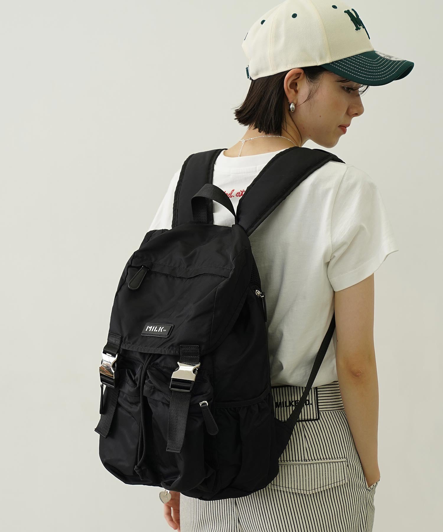 LOGO PLATE BACKPACK MILKFED.