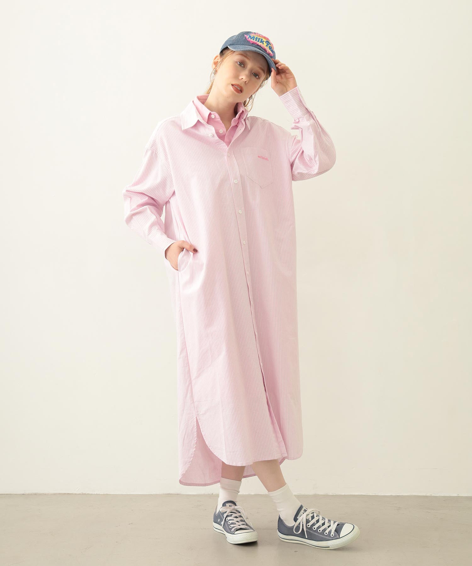 FRAYED LOGO PATCH CAP