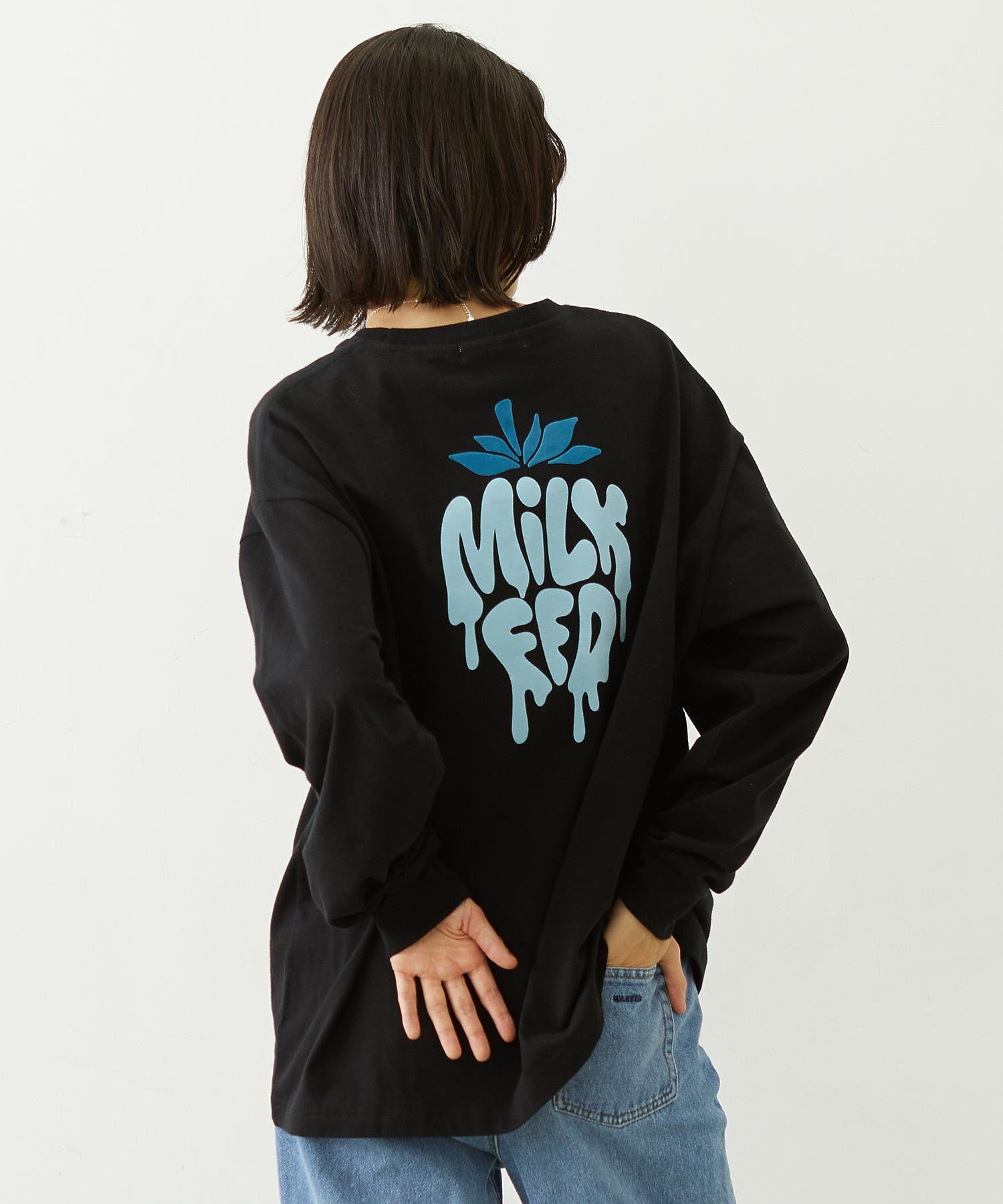 MELTY STRAWBERRY WIDE L/S TEE