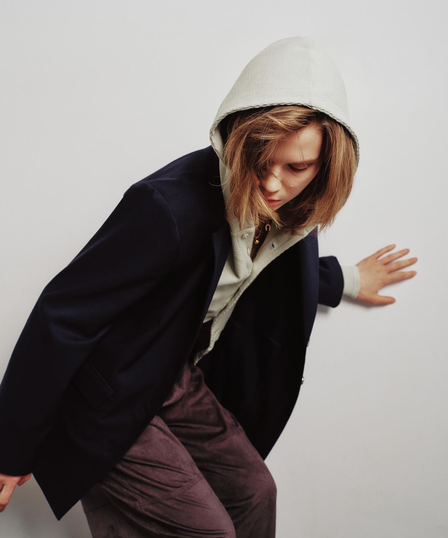 【ROSE BUD別注】FAITH COTTON THERMAL HODDIE CARDIGAN