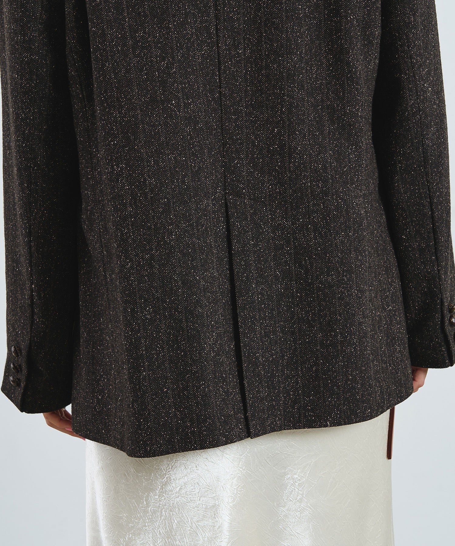 CREOLME/SILK NEP TWEED JACKET