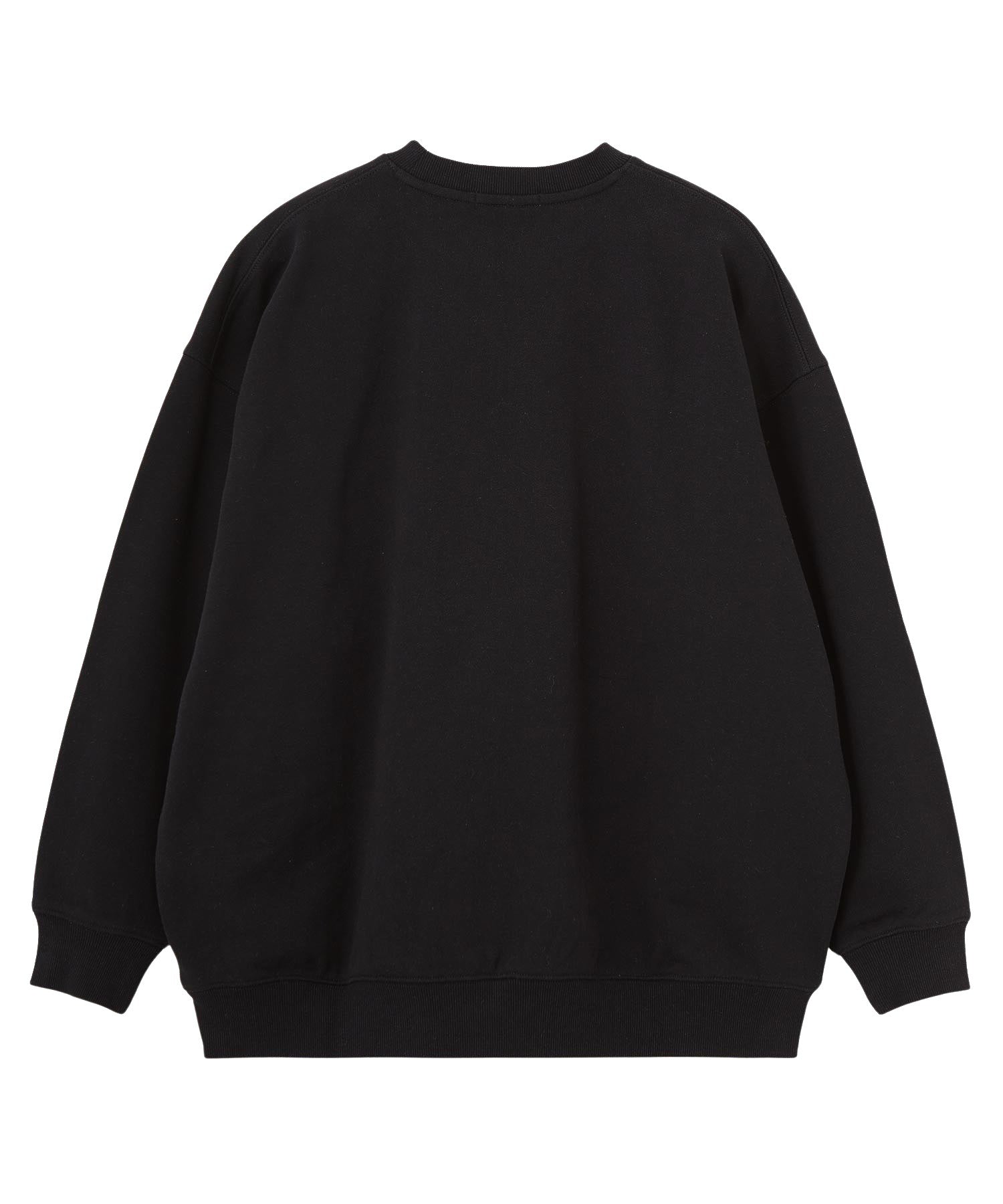 STENCIL LOGO WIDE CREW SWEAT TOP