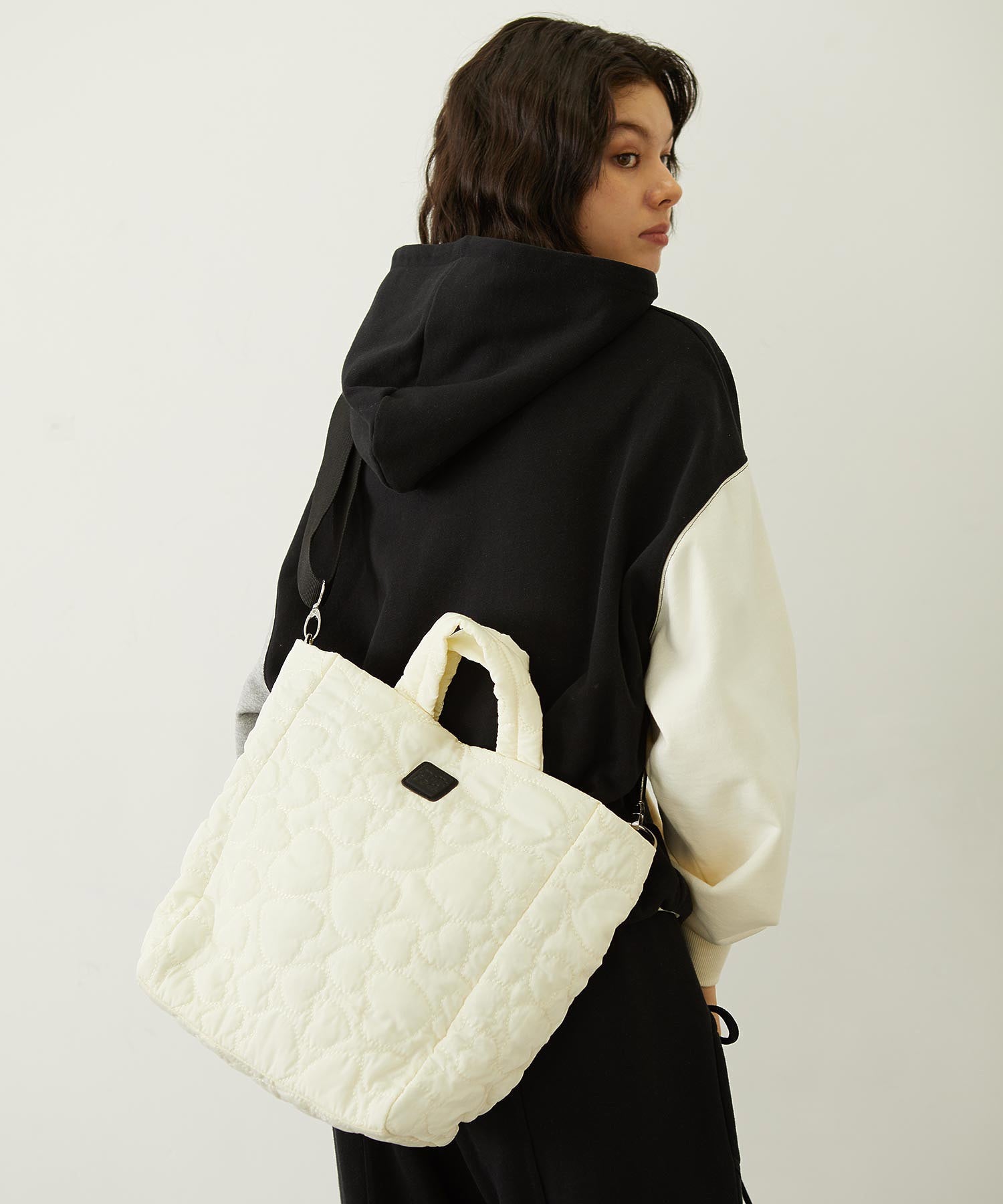 HEART QUILTED BAG