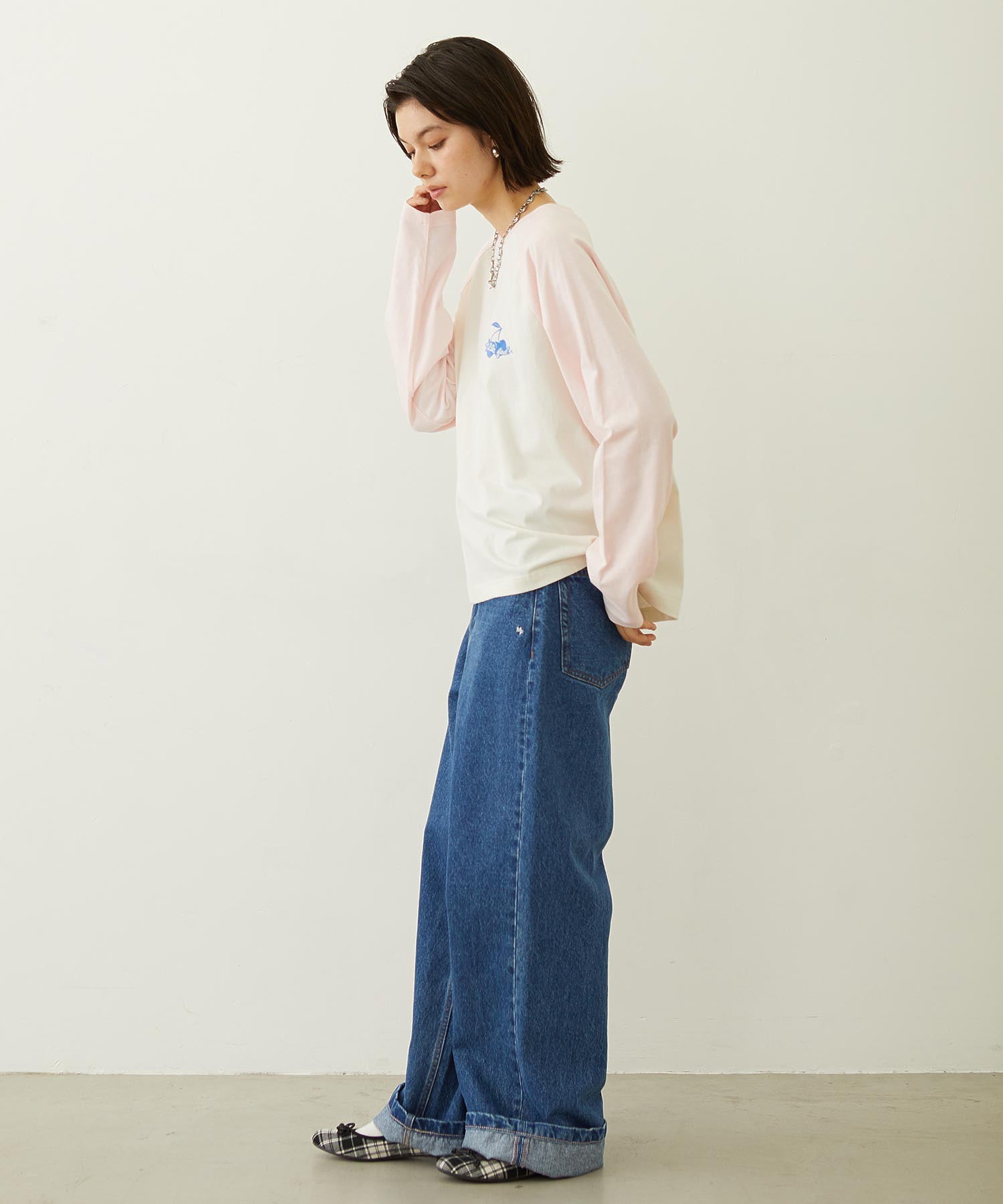 BOYFRIEND LOOSE DENIM PANTS