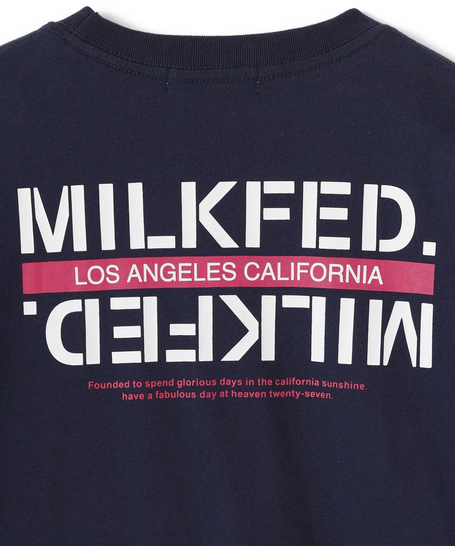 STENCIL CENTER LINE LOGO WIDE L/S TEE