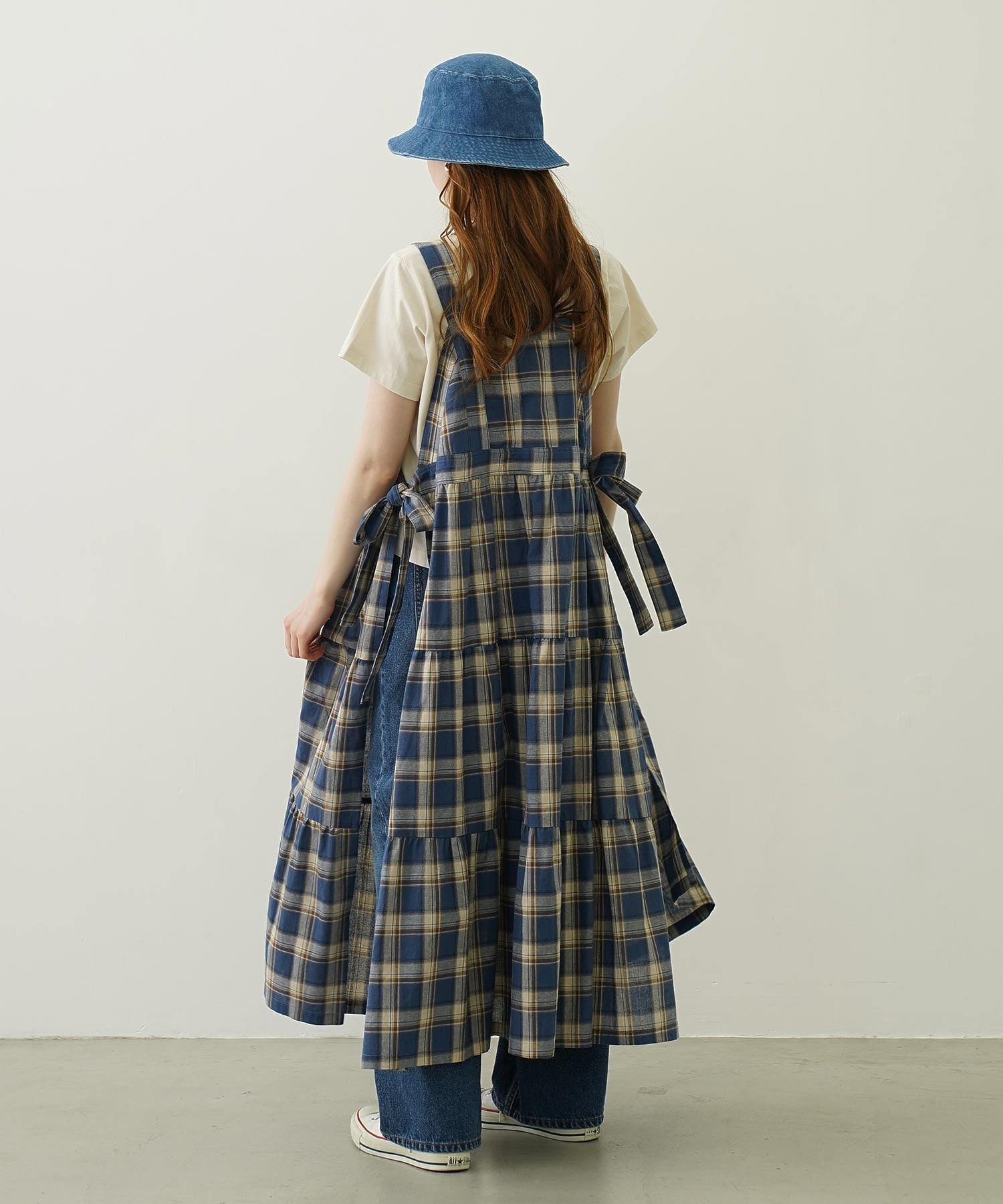 APRON TIERED DRESS