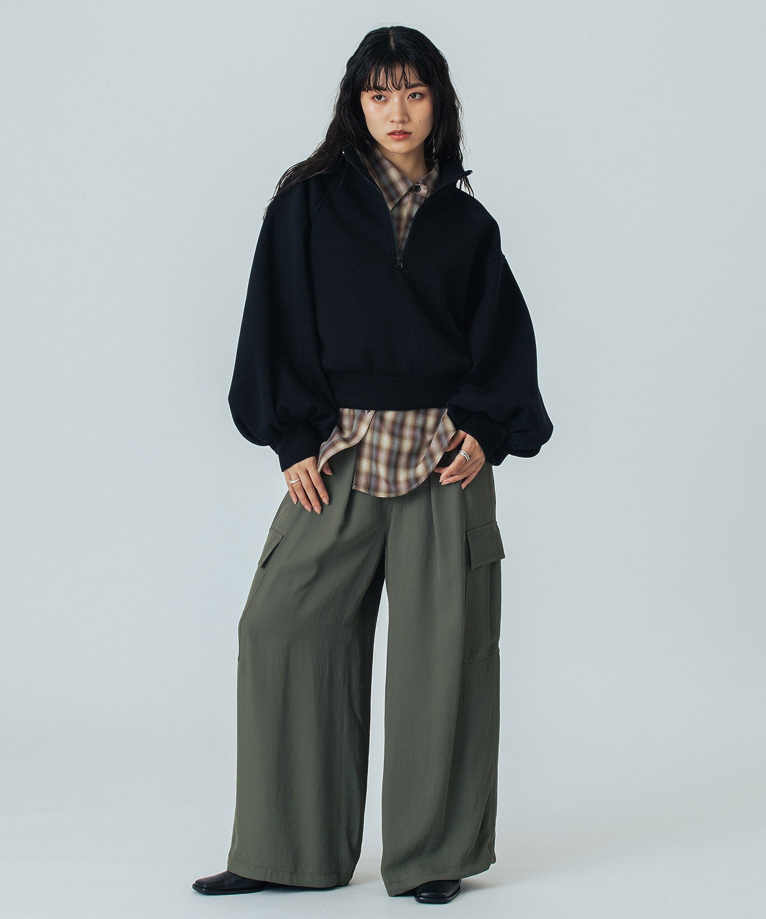 model:167cm 着用サイズ:S