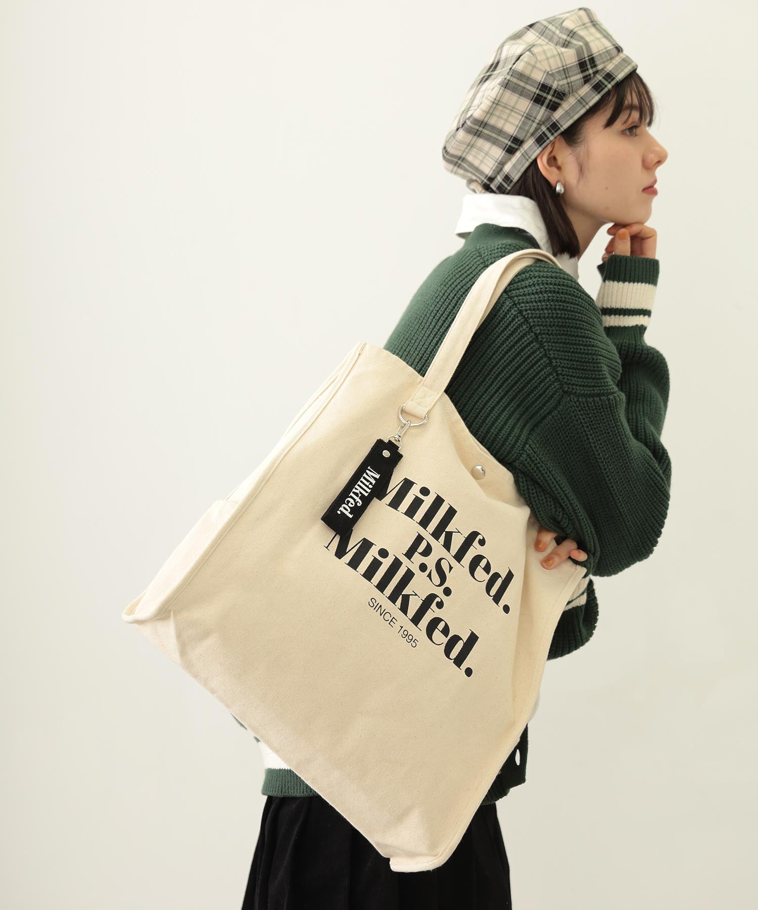 DIDONE LOGO BIG TOTE MILKFED.