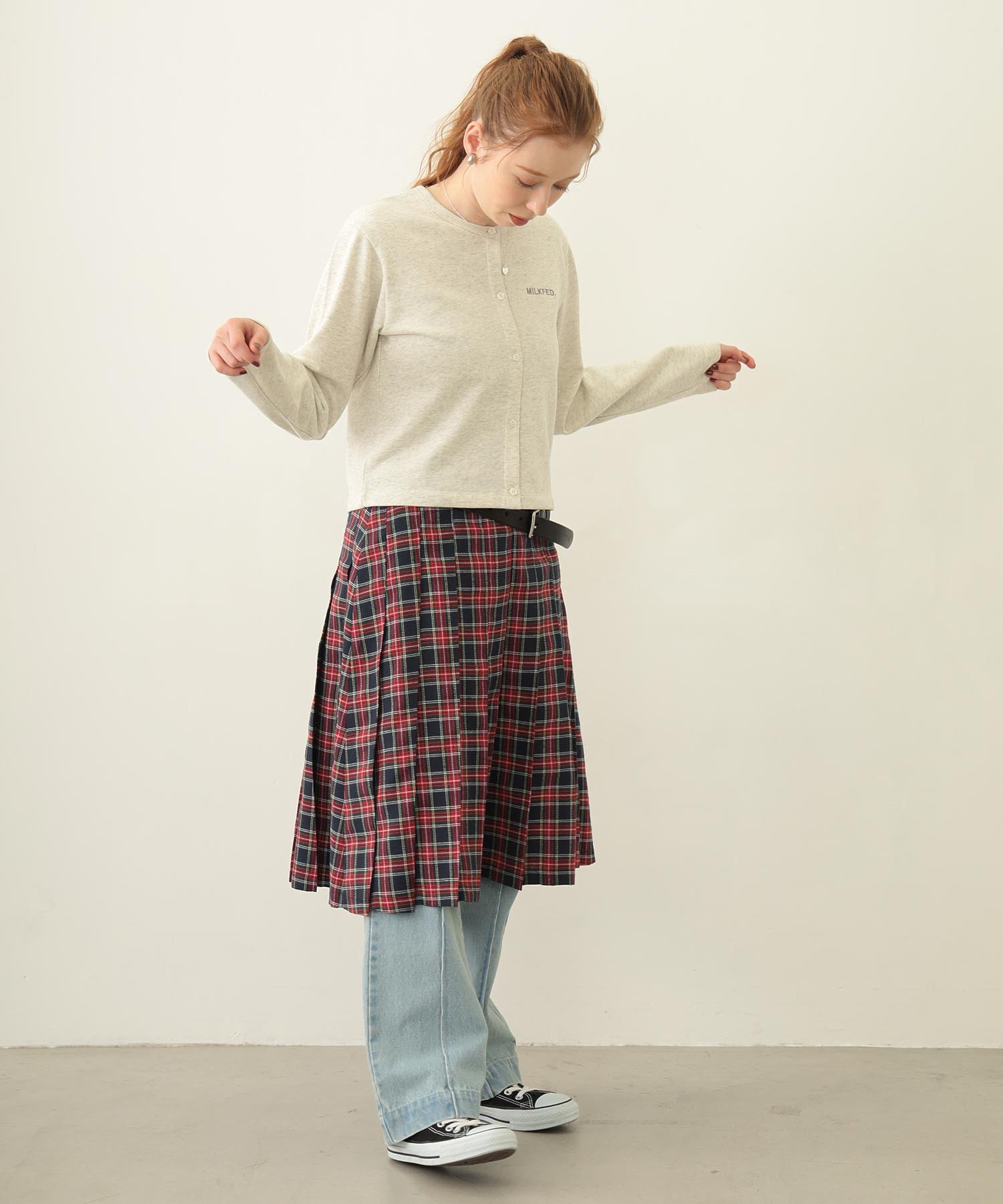 FLOWER ELBOW CARDIGAN