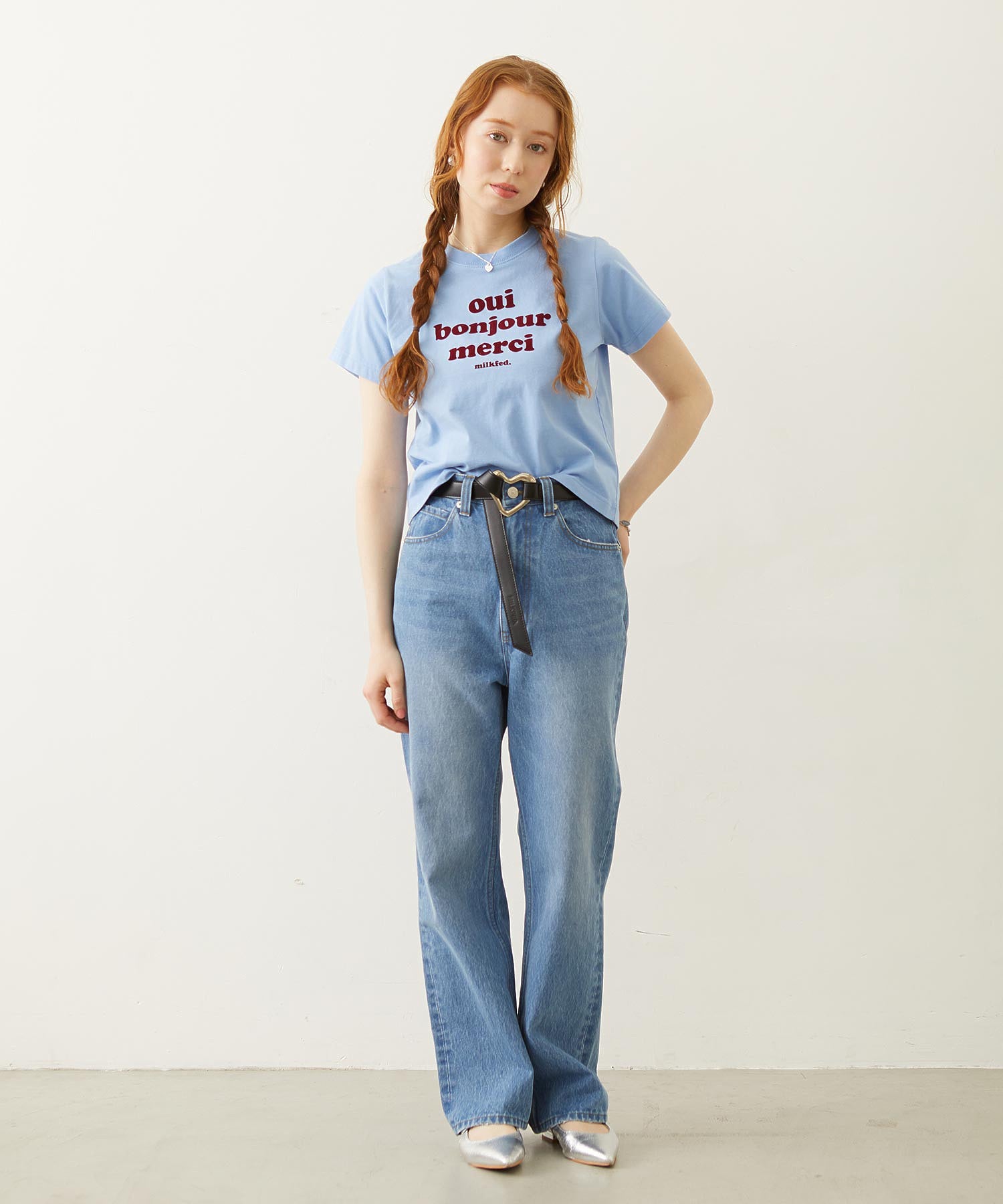 STRAIGHT DENIM PANTS