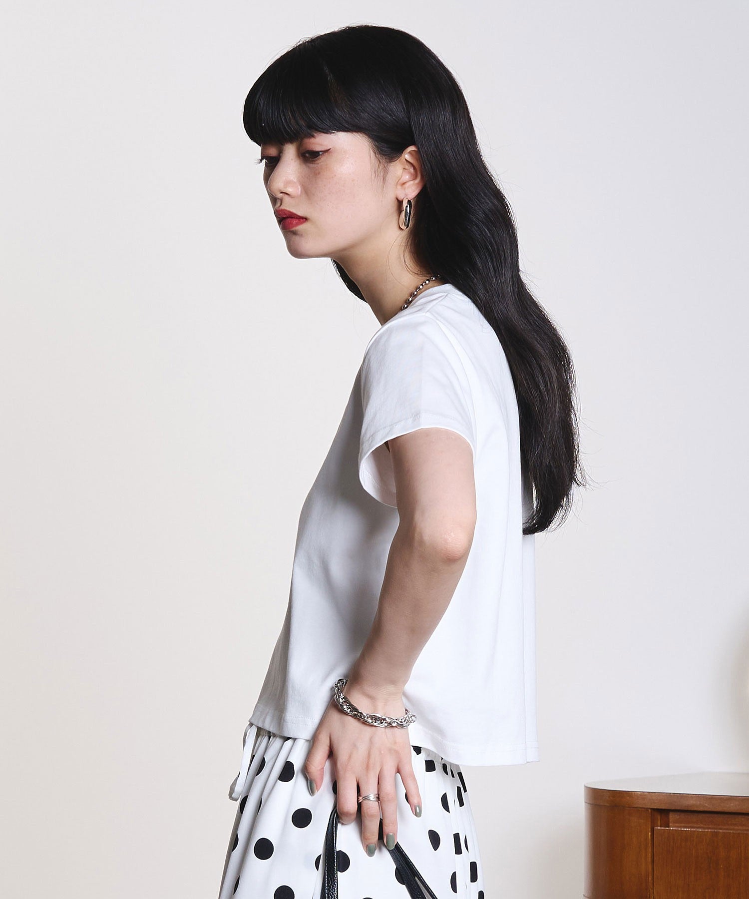 model:163cm 着用サイズ:S