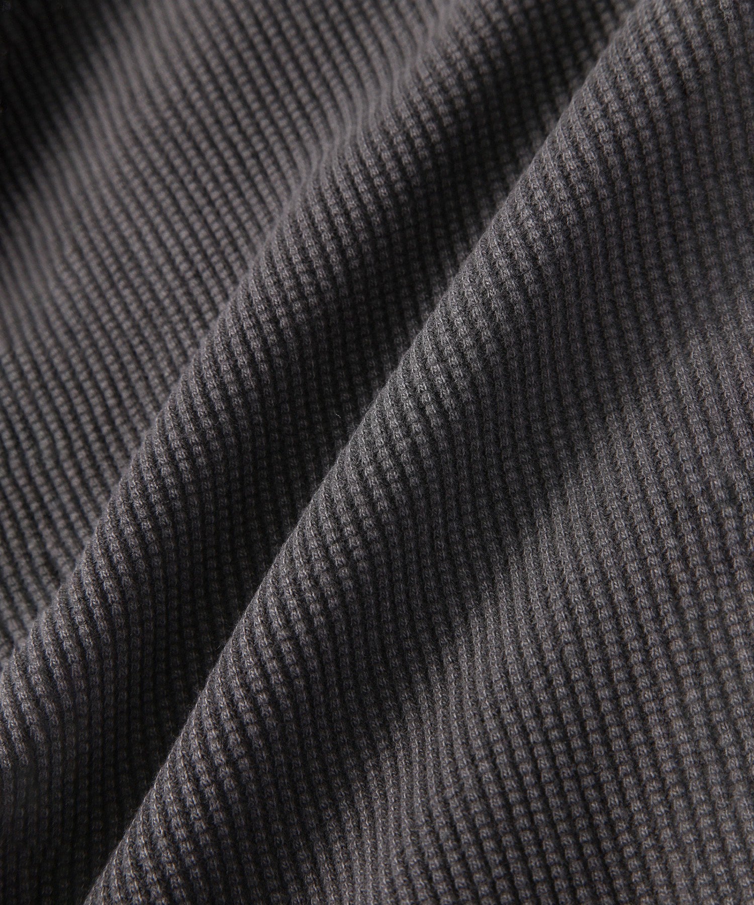 mici/ボリュームスリーブワッフルトップス