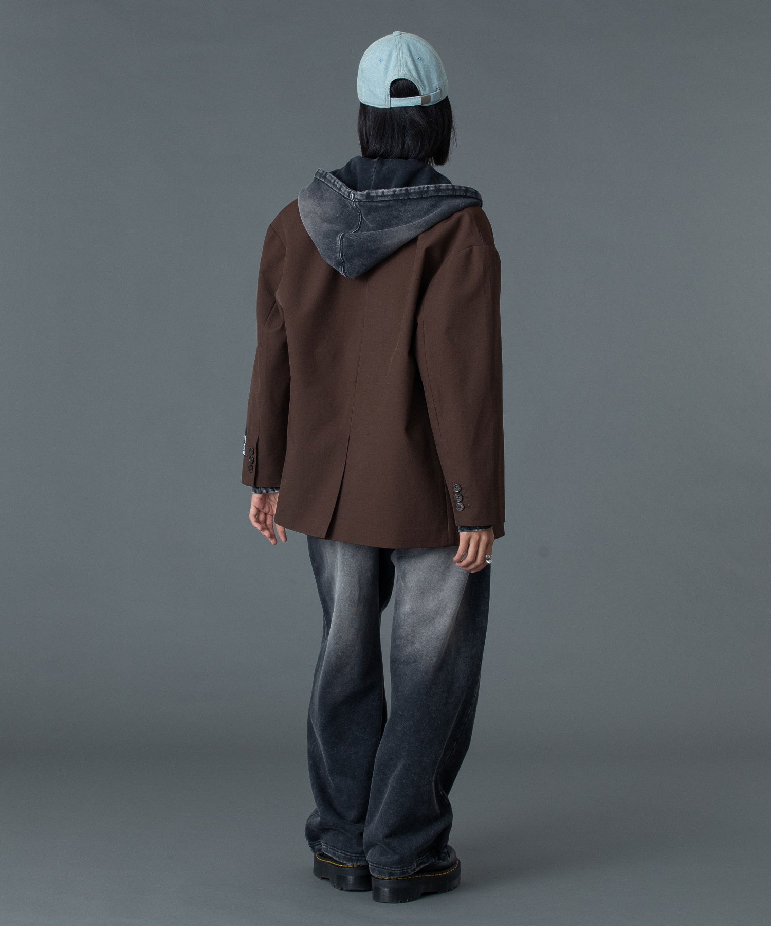 FACE LABEL WASHED SWEATPANTS