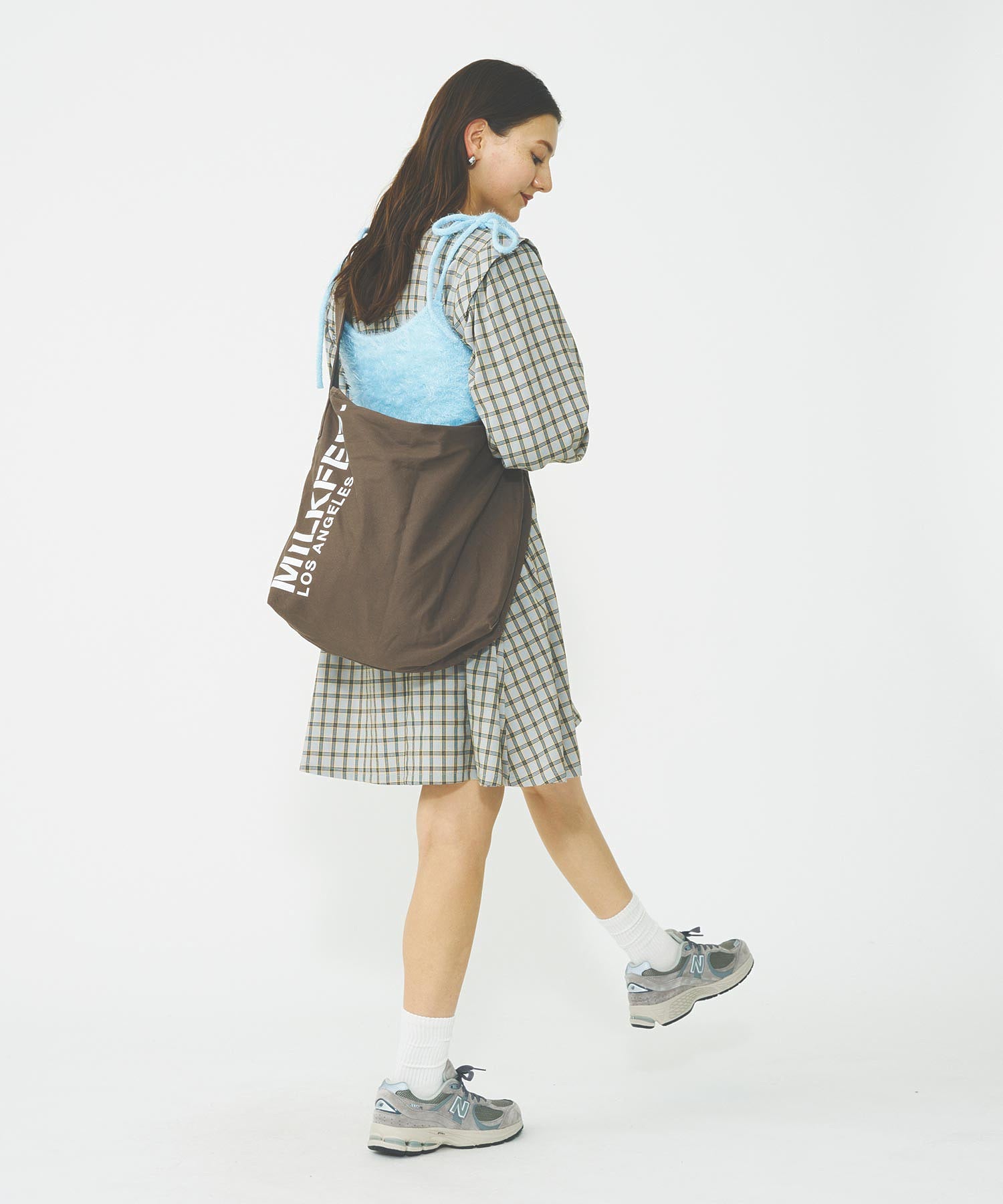 STENCIL LOGO SHOULDER BAG MILKFED.