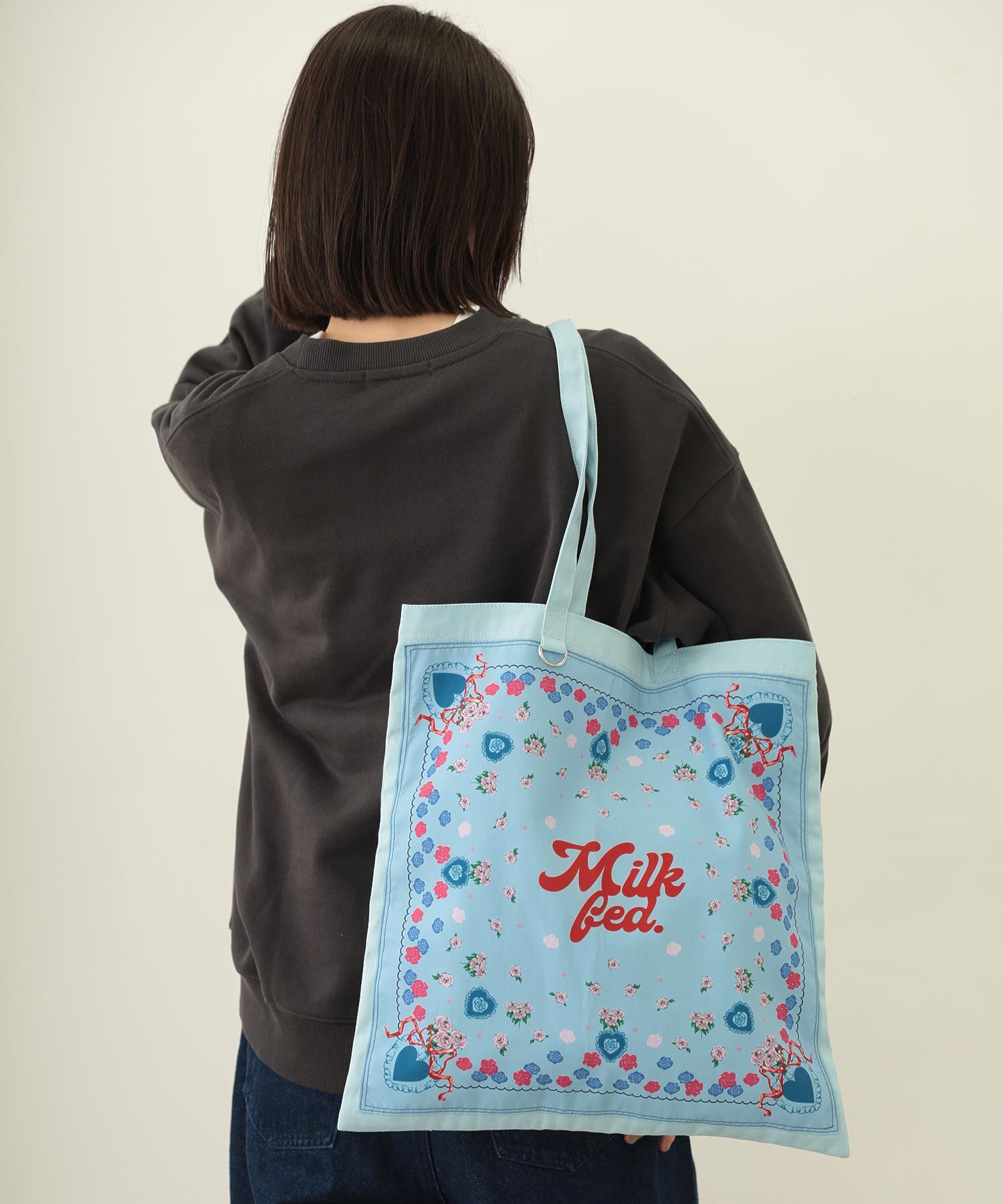 FLOWER PATTERN BANDANA BAG