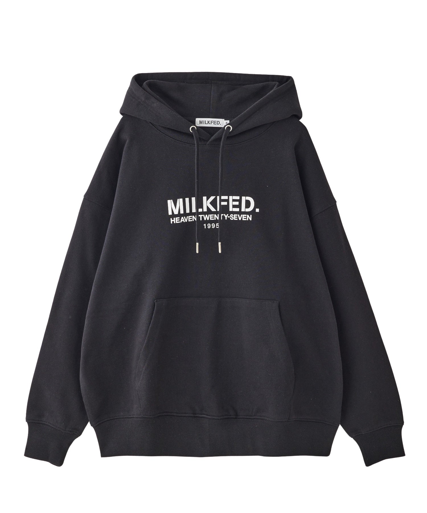STENCIL LOGO WIDE SWEAT HOODIE