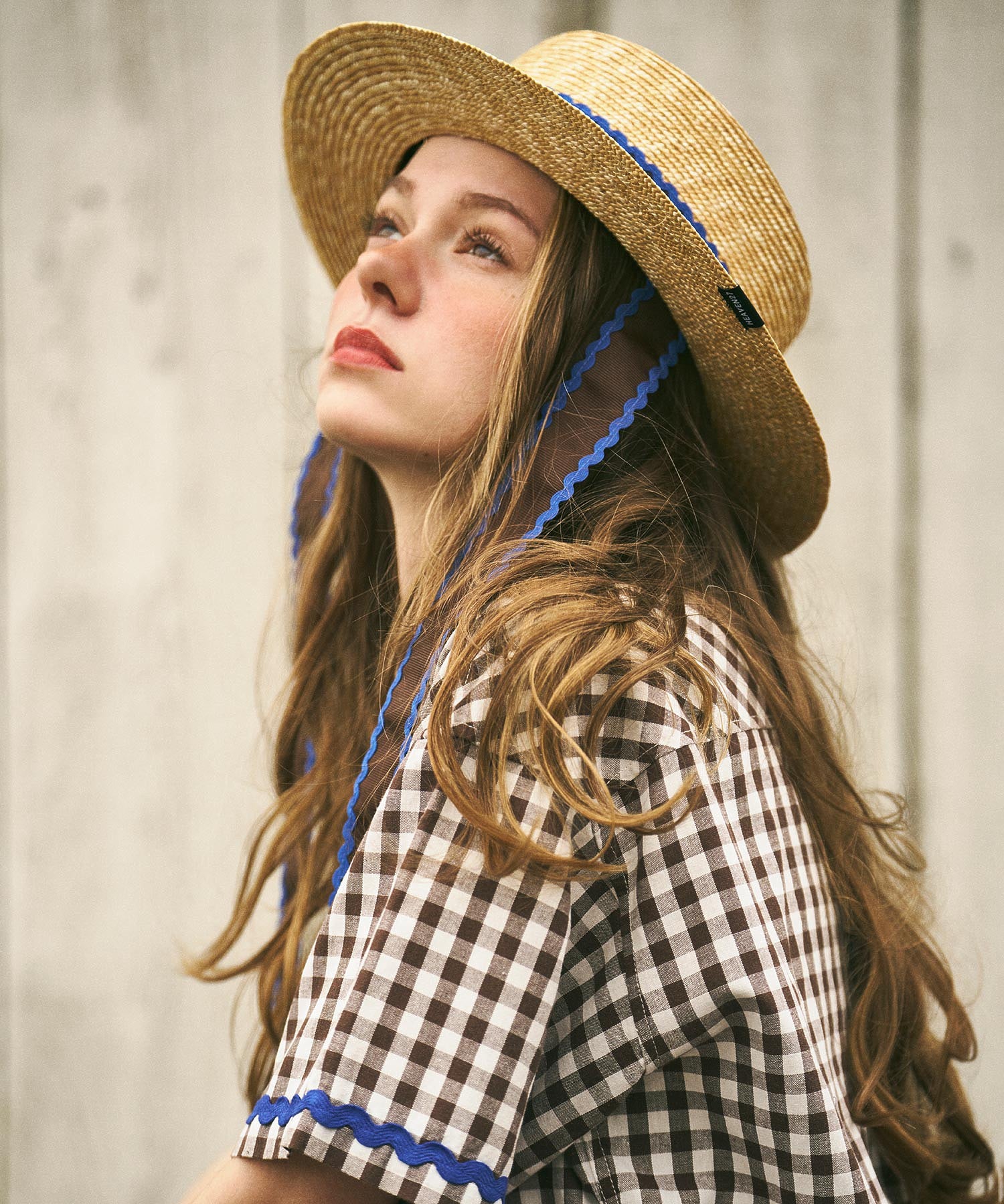 TRIMMED GINGHAM CHECK SHIRT