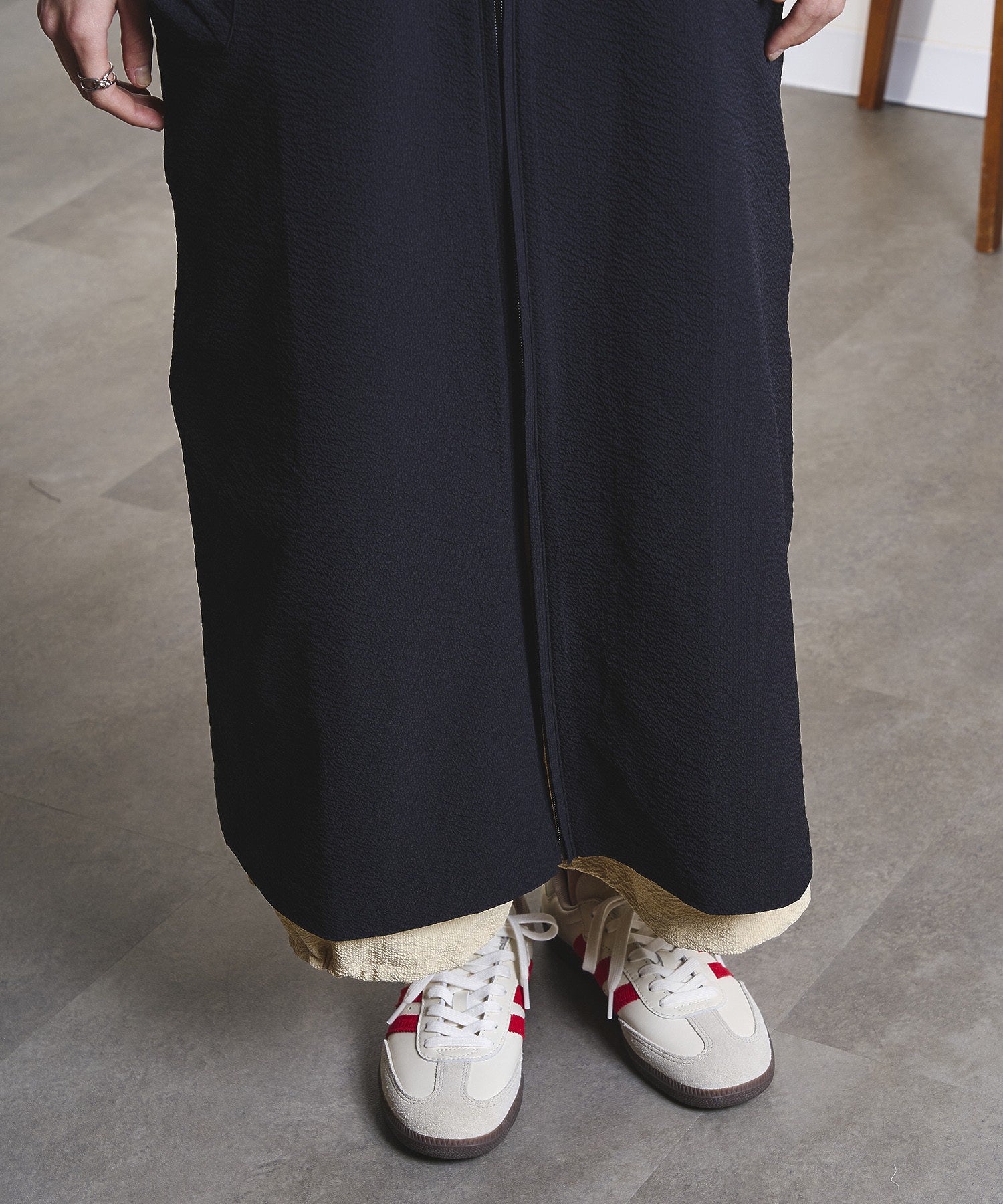 GENE HEAVENS x THOUSAND MILE/NARROW BACK STRAP DRESS