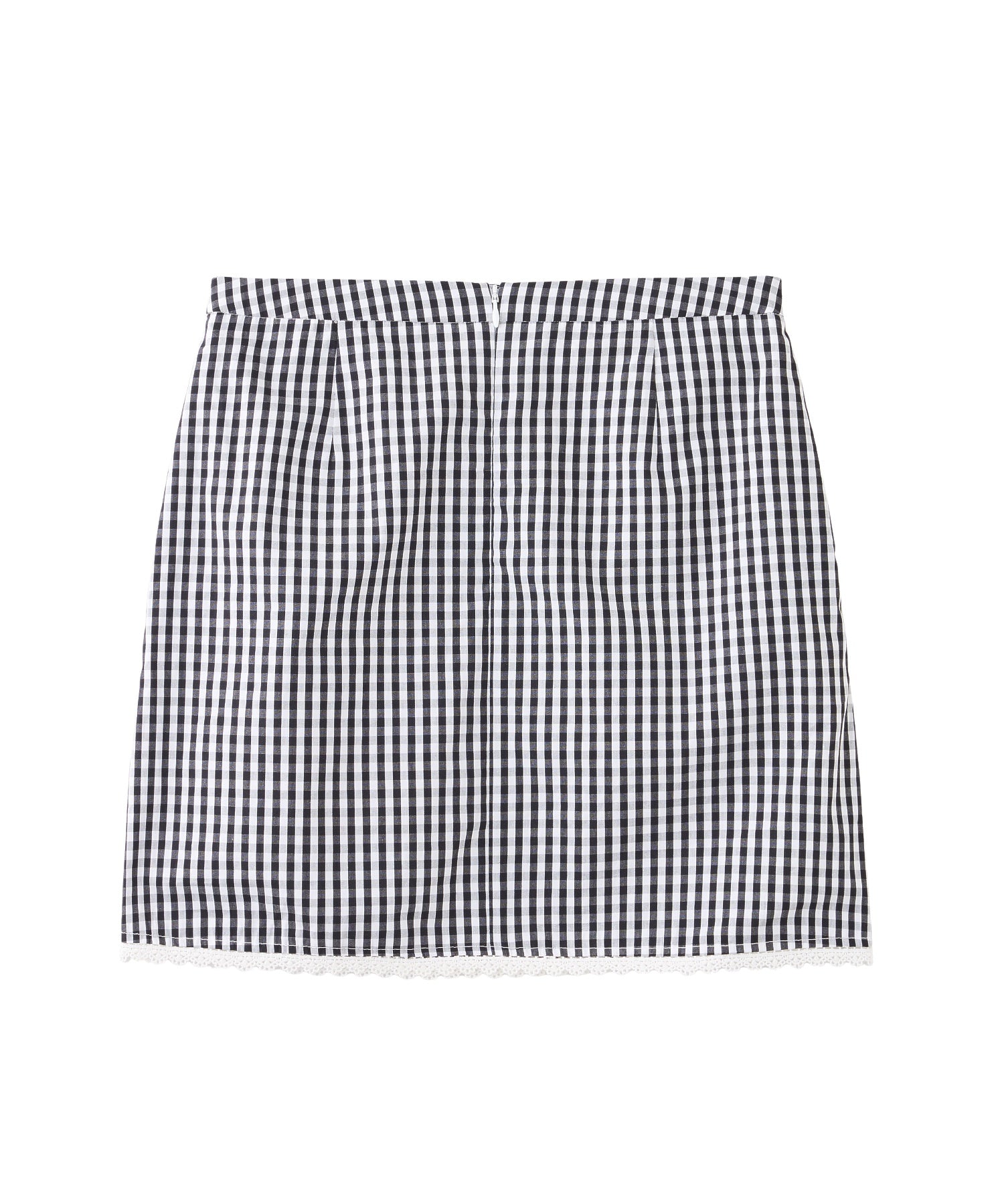 GINGHAM MINI SKIRT